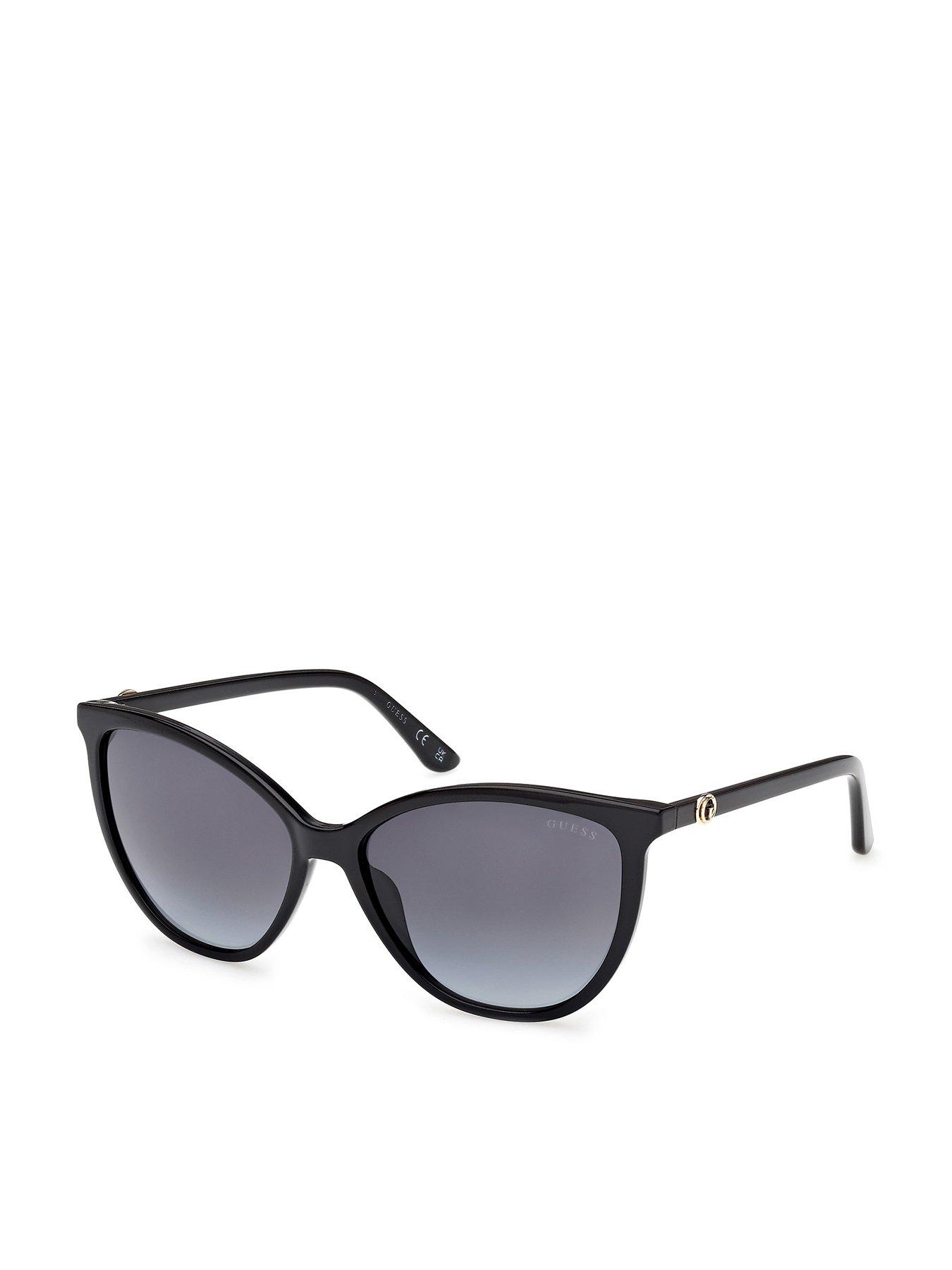 Guess Cat Eye Sunglasses - Shiny Black