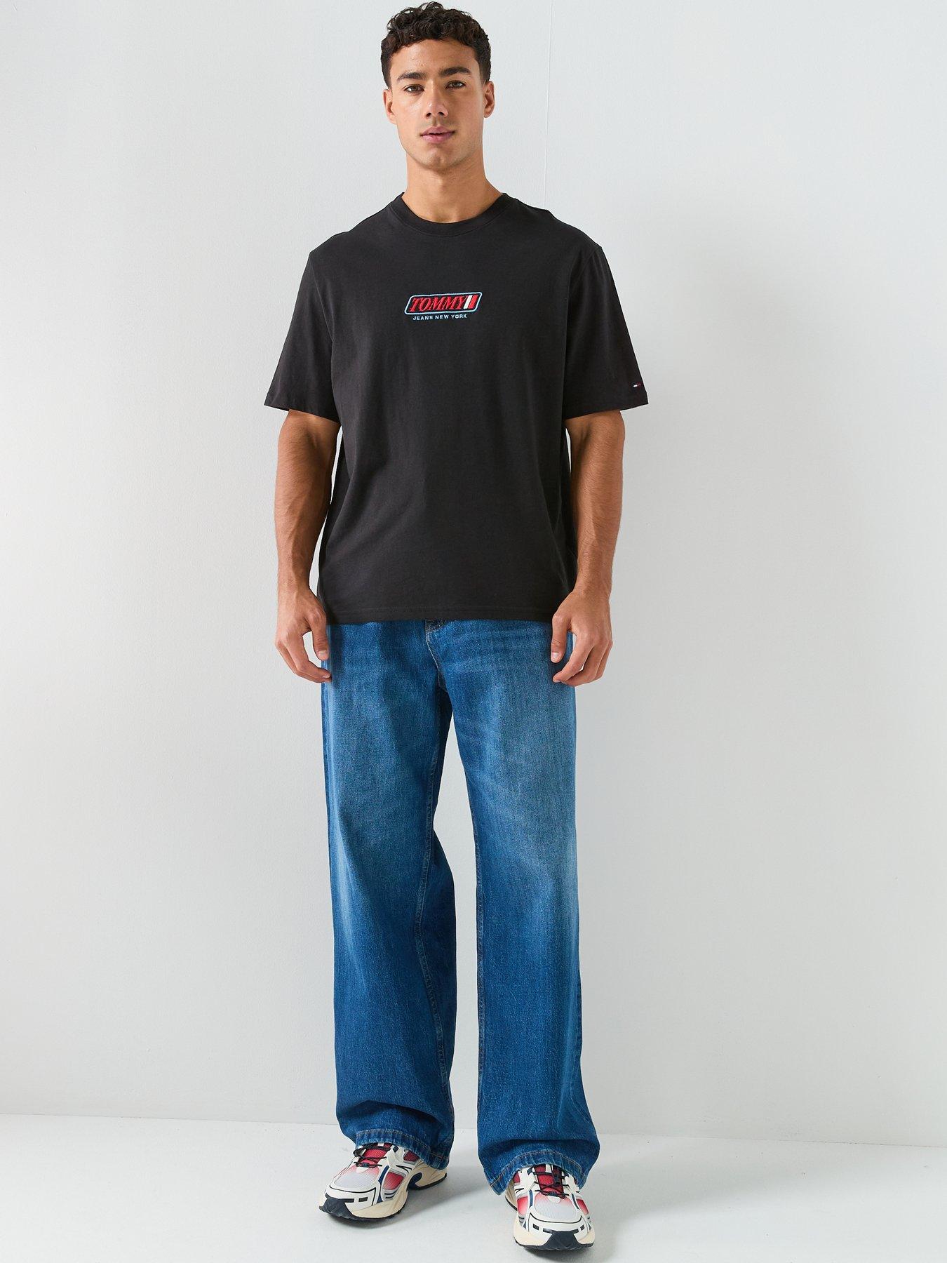 Image 3 of 4 of Tommy Jeans Theo Baggy Jeans - Blue