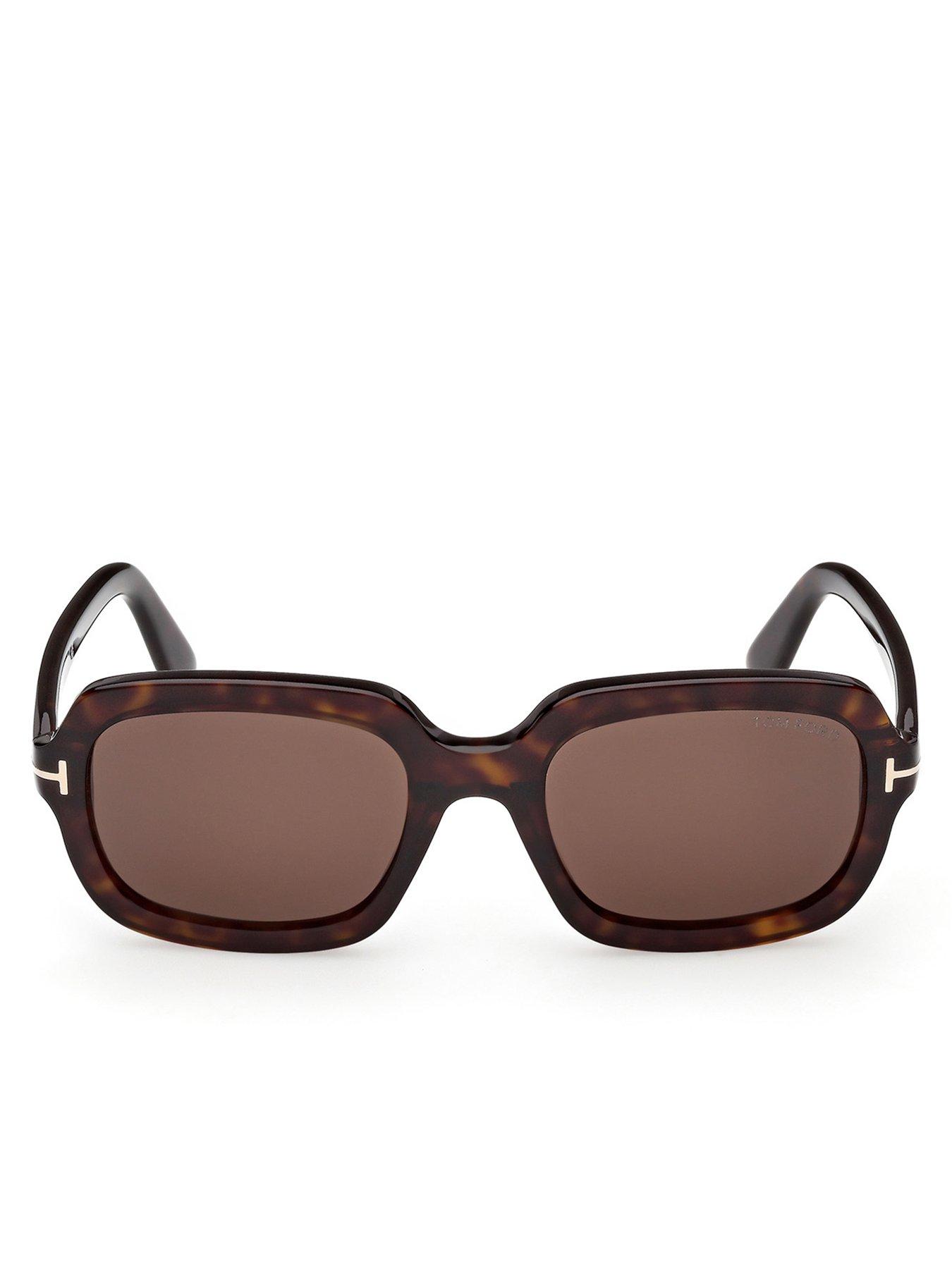 Image 2 of 5 of Tom Ford Rectangular Sunglasses - Dark Havana
