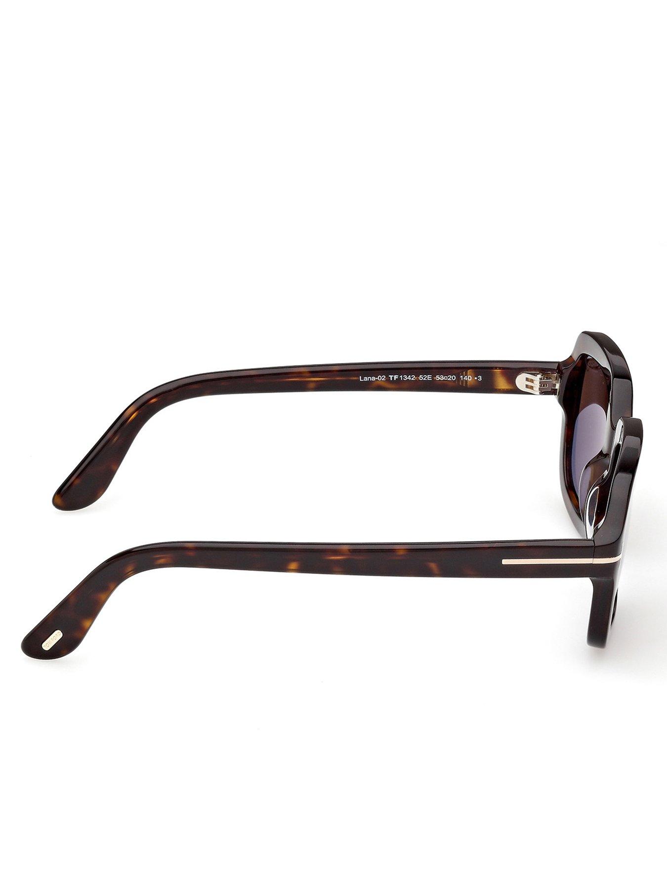 Image 5 of 5 of Tom Ford Rectangular Sunglasses - Dark Havana