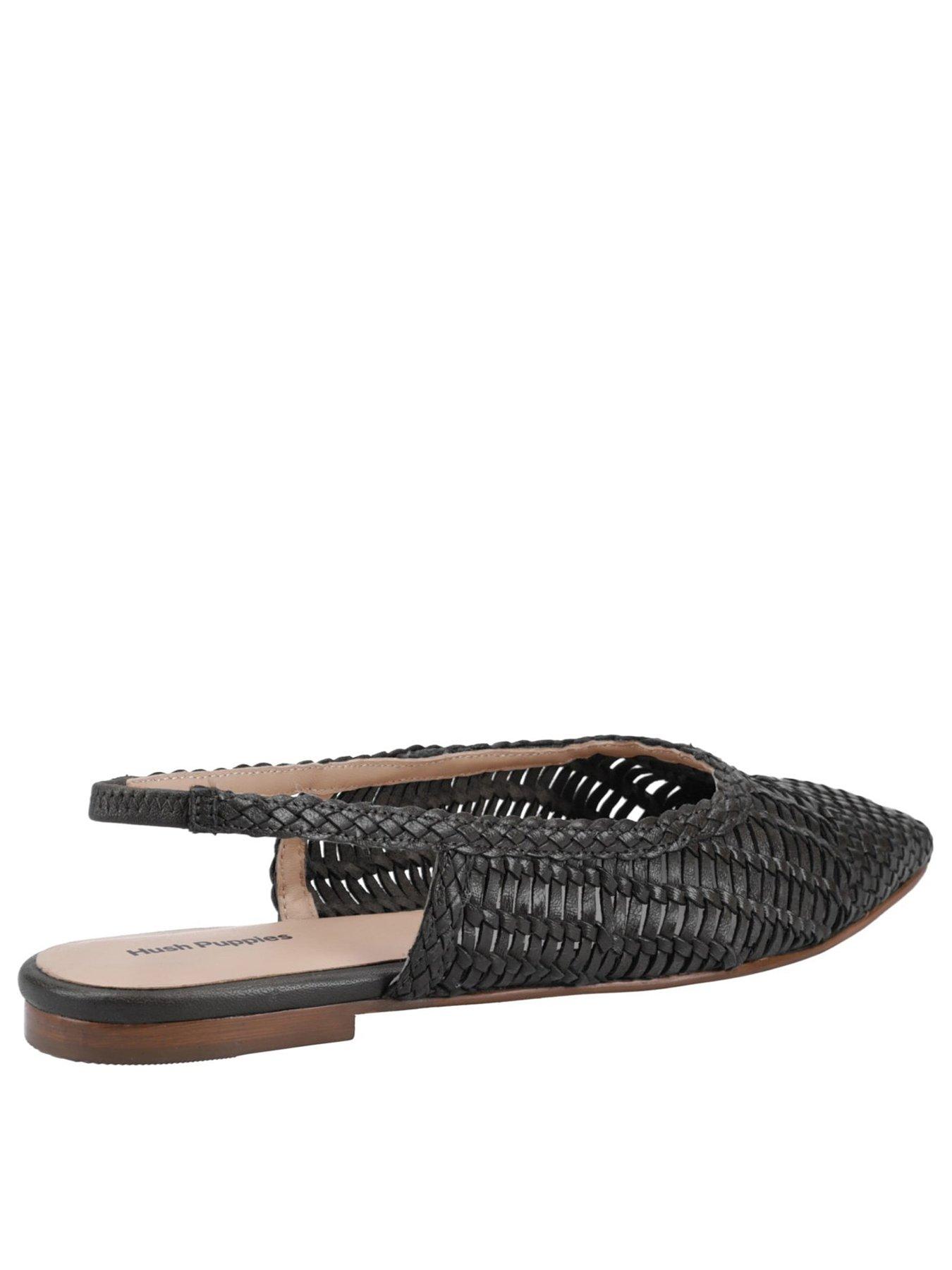 Image 3 of 5 of Hush Puppies Dalia Woven Slingback-black