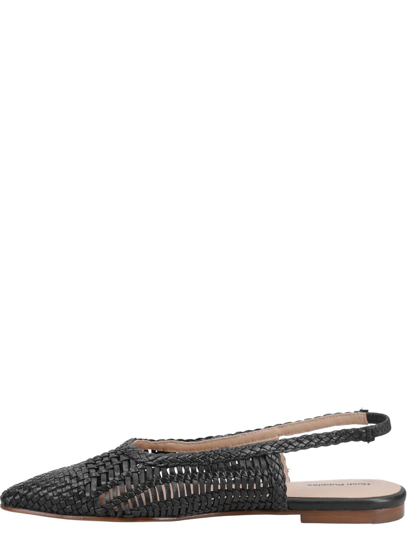 Image 4 of 5 of Hush Puppies Dalia Woven Slingback-black