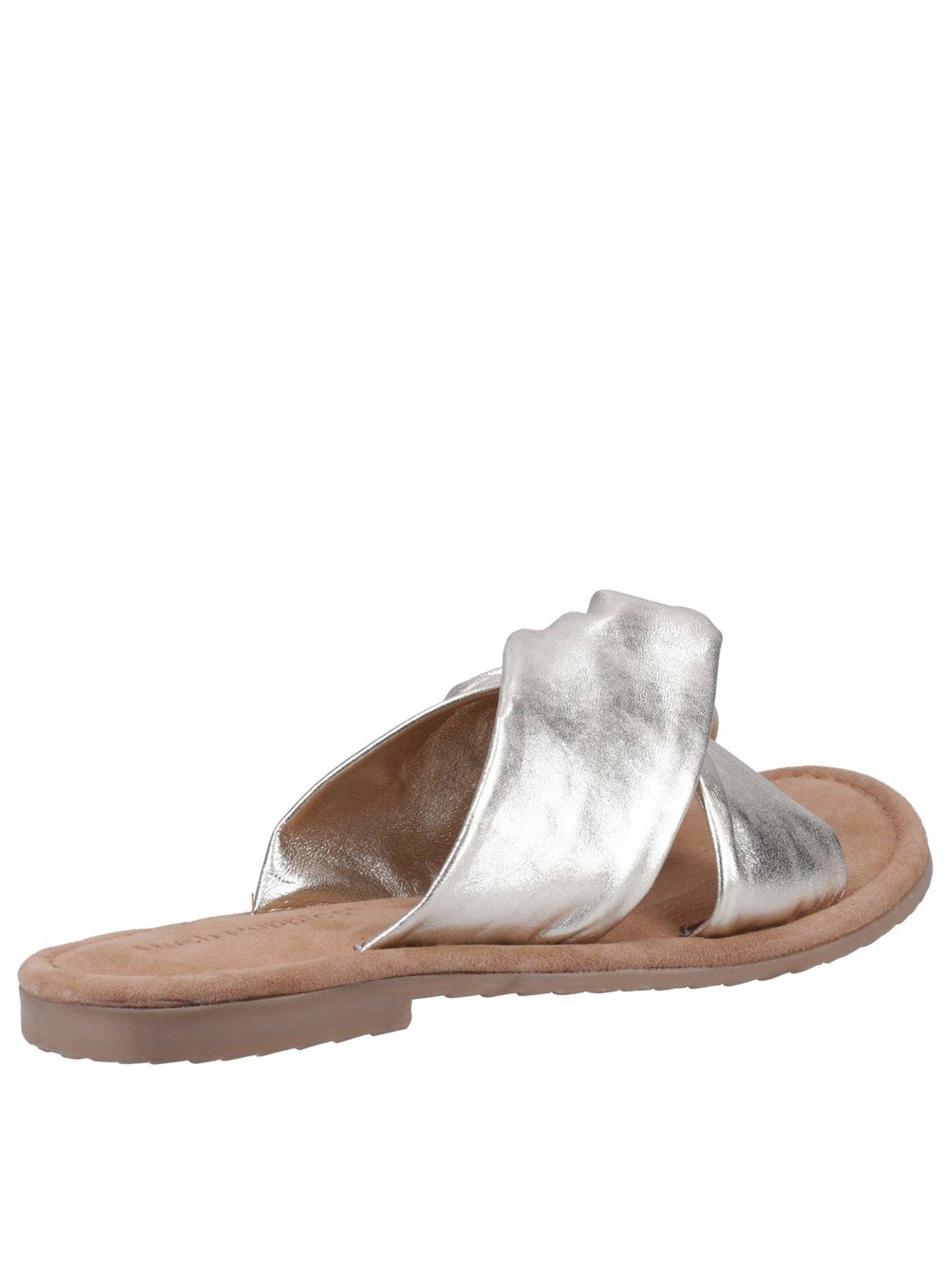 Image 3 of 4 of Hush Puppies Amy Wide Fit Sandal-gold