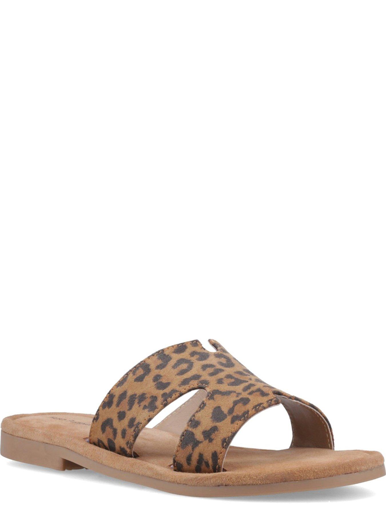 Image 4 of 6 of Hush Puppies Azalea Mule Sandals - Leopard