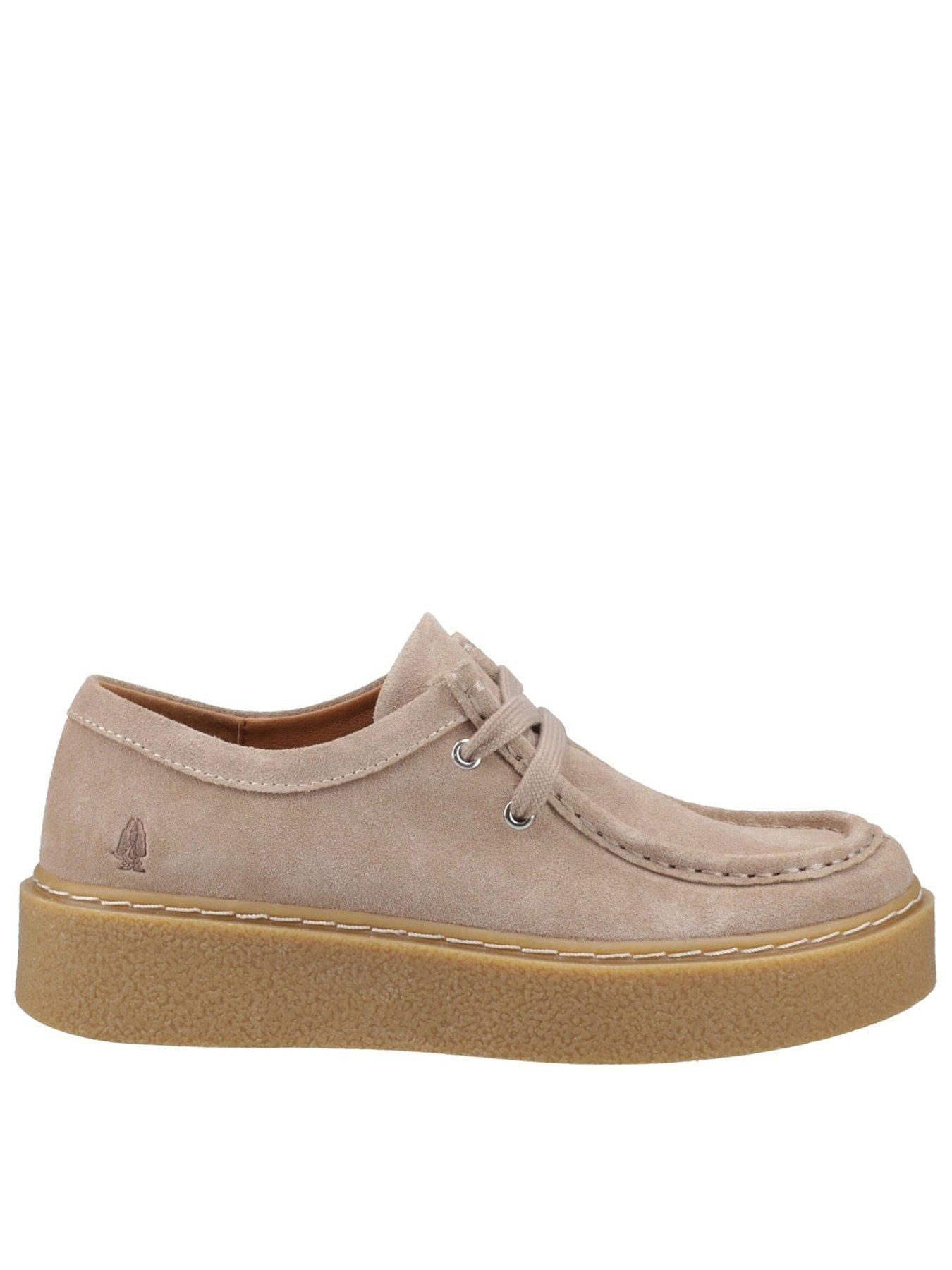 Hush Puppies Bridie Suede Mocc Toe-taupe Suede