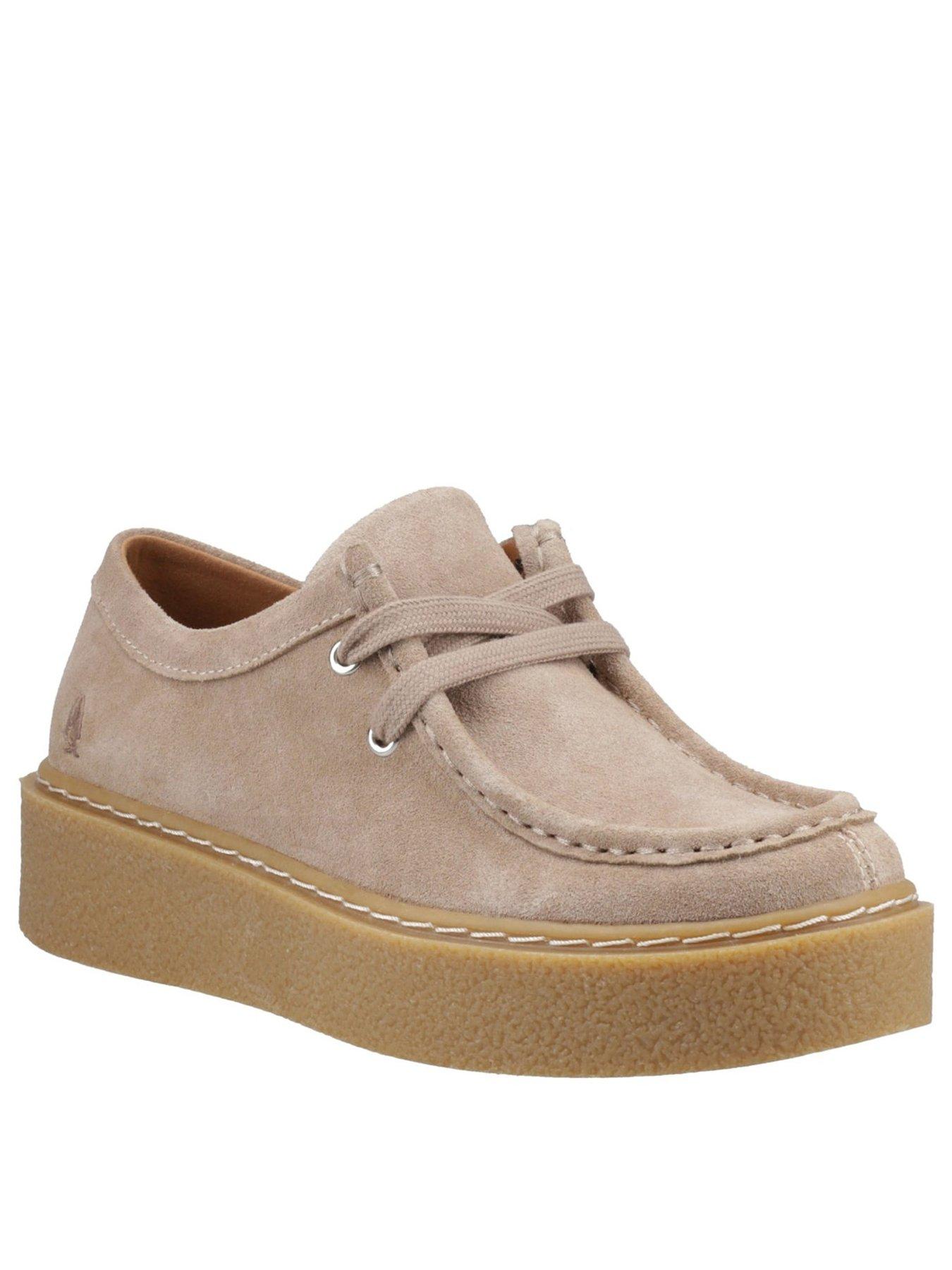 Image 2 of 5 of Hush Puppies Bridie Suede Moccasins - Taupe