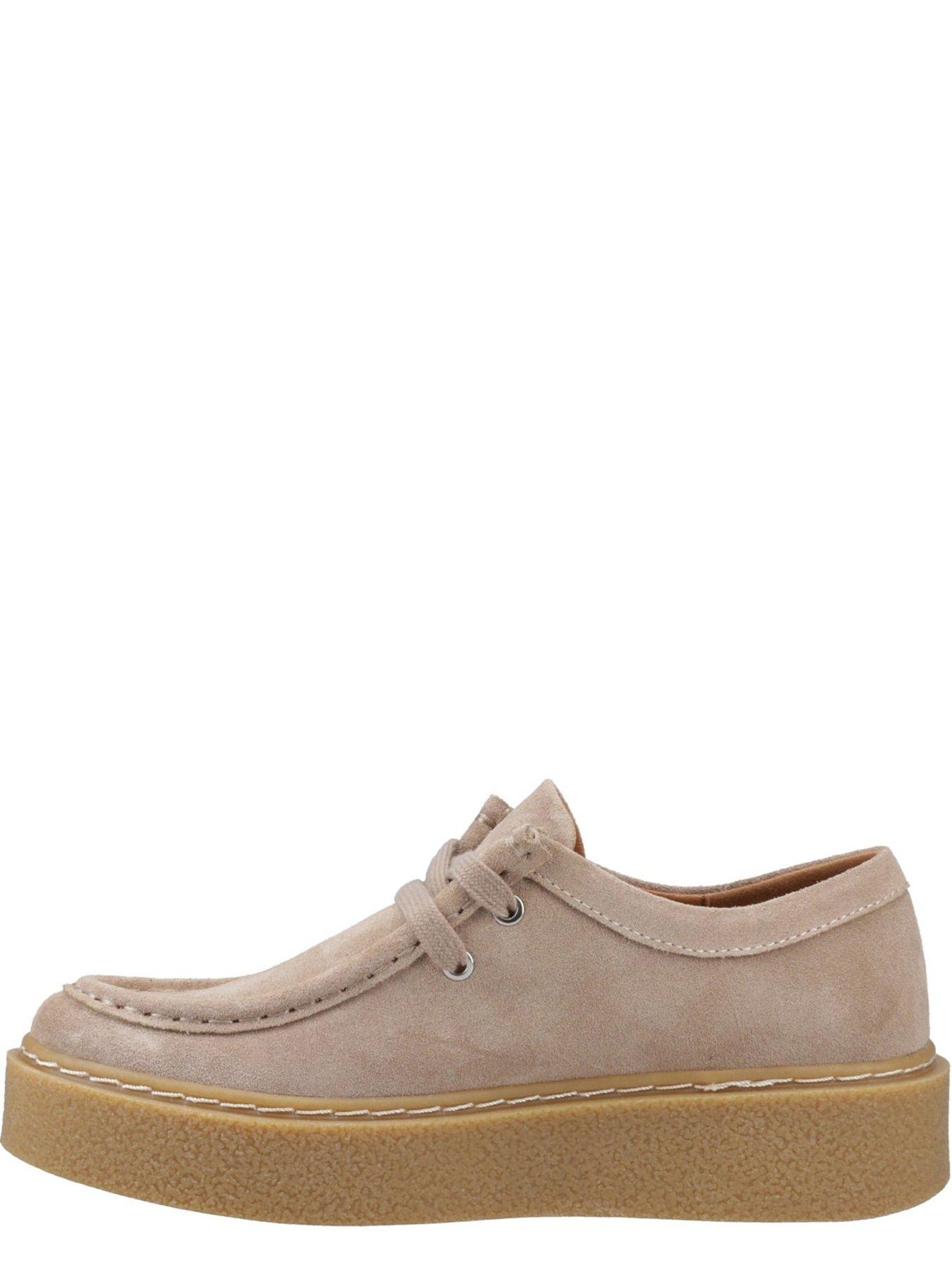 Image 4 of 5 of Hush Puppies Bridie Suede Moccasins - Taupe