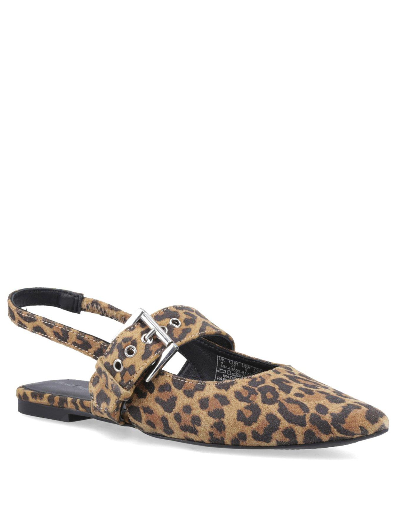 Image 2 of 5 of Hush Puppies Diya Suede Mary Jane-leopard Suede
