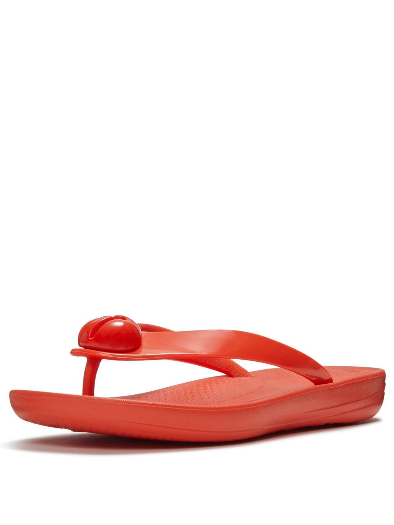 Image 2 of 5 of FitFlop Iqushion Glossy-button Flip-flops