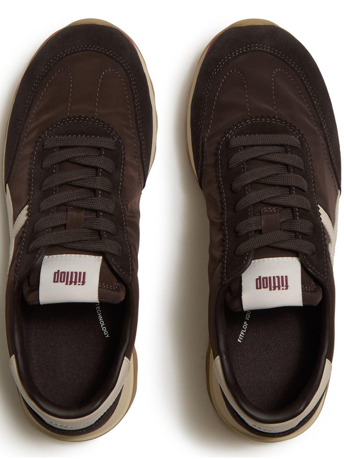 Image 4 of 6 of FitFlop Retro-q Ff Fabric/suede Sneakers