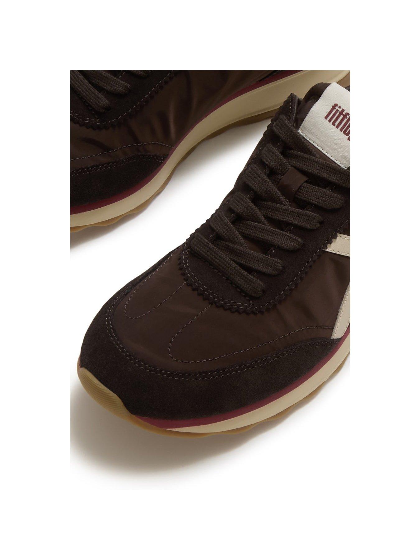Image 6 of 6 of FitFlop Retro-q Ff Fabric/suede Sneakers
