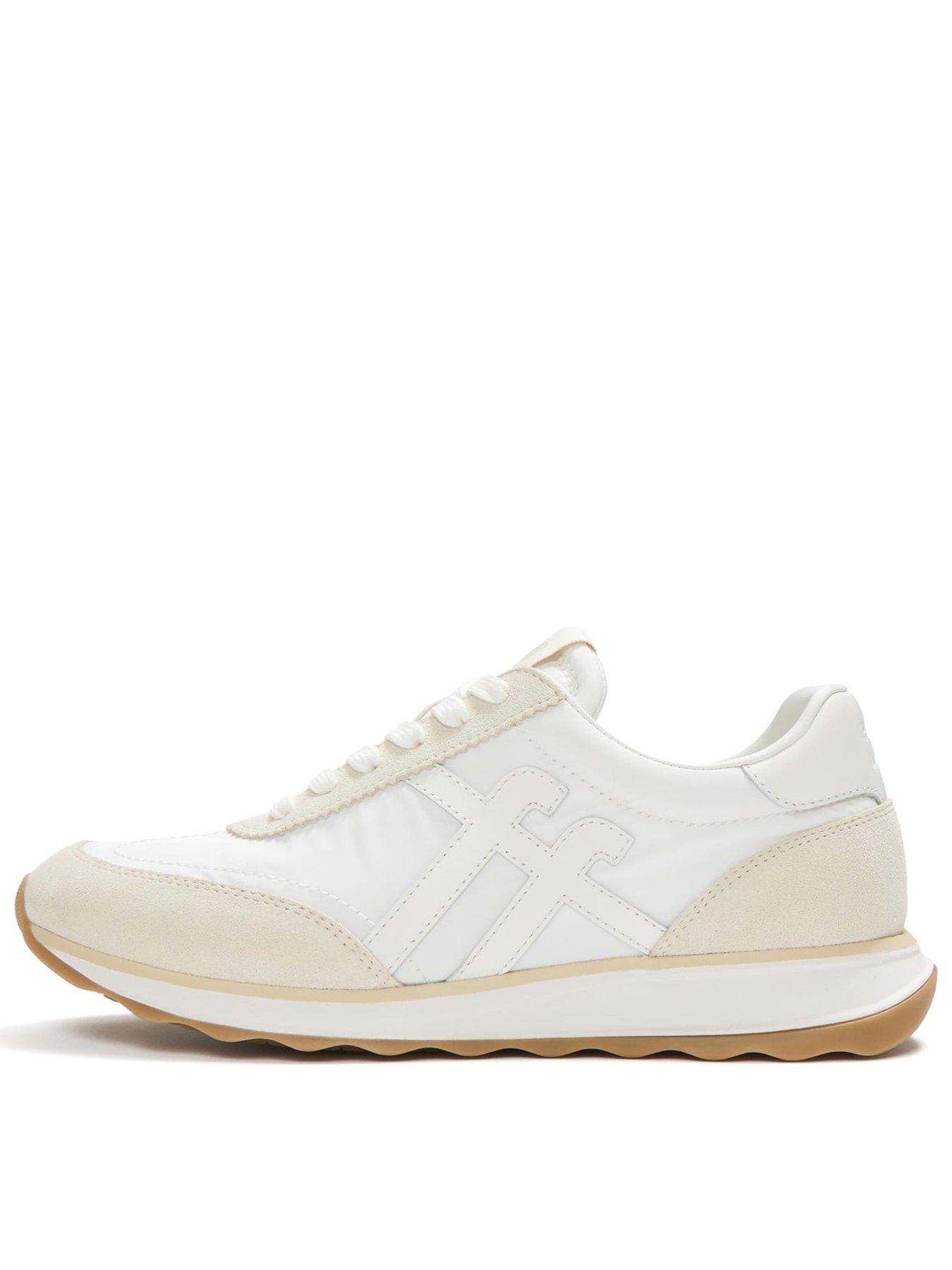 Image 1 of 5 of FitFlop Retro-q Ff Fabric/suede Sneakers