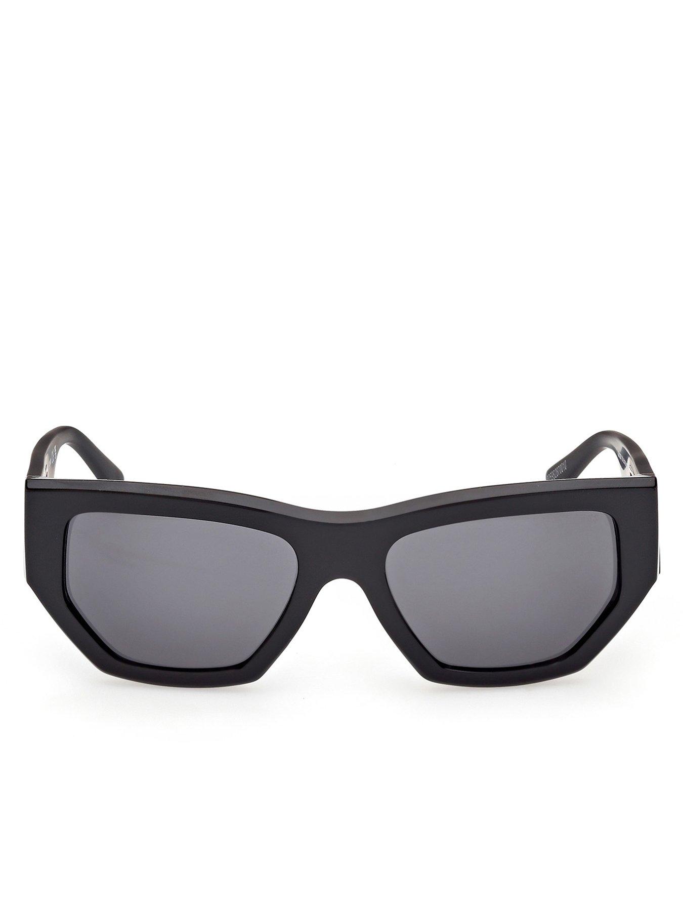 Image 2 of 5 of Guess Geometric Sunglasses - Shiny Black