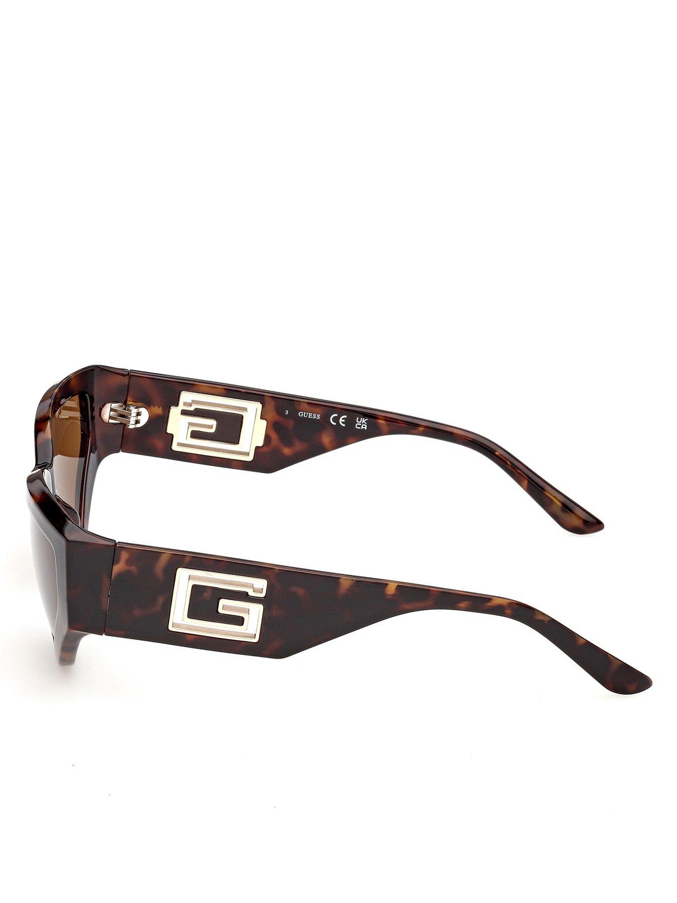 Image 3 of 5 of Guess Cat Sunglasses - Dark Havana - Brown