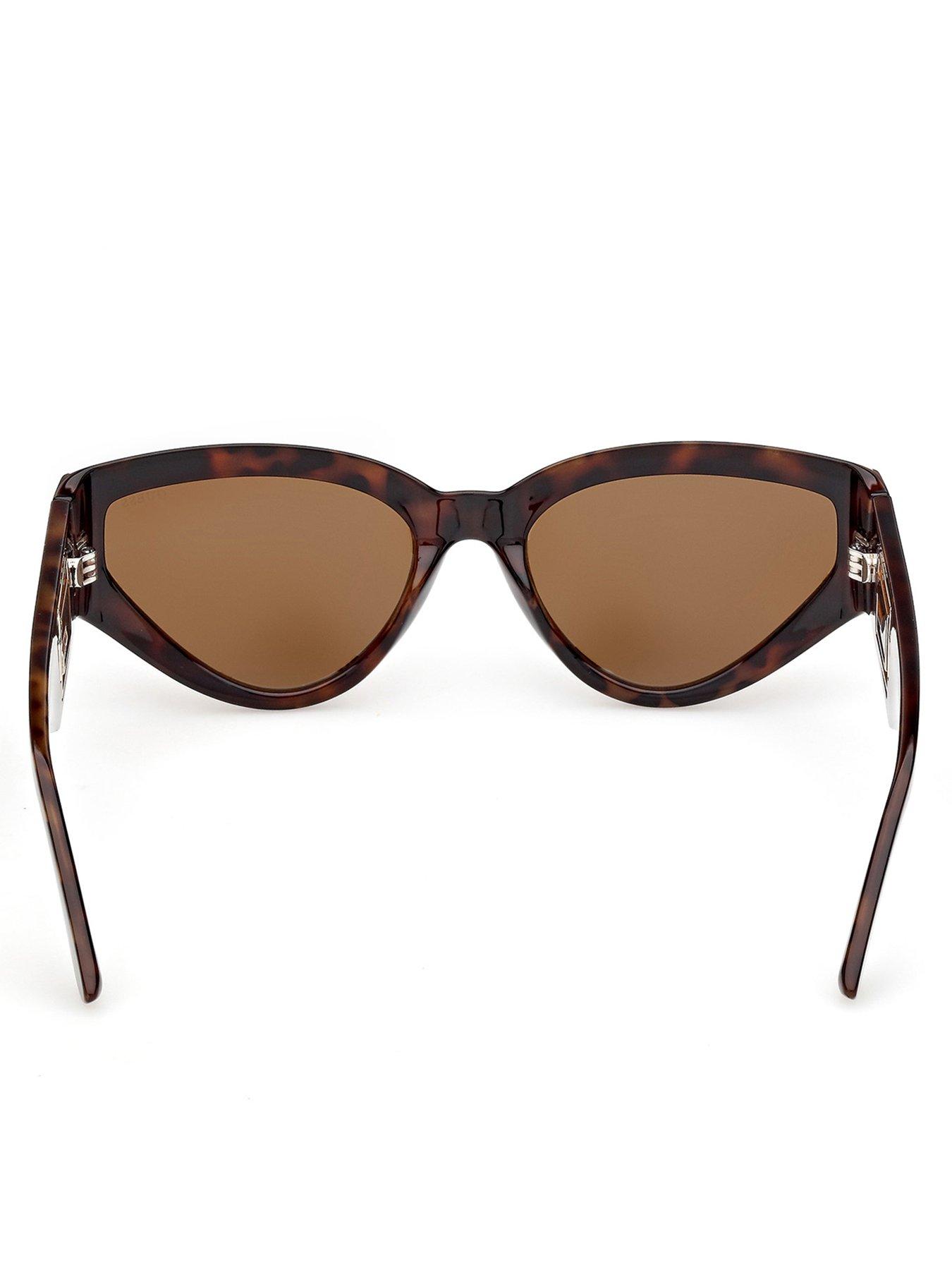 Image 4 of 5 of Guess Cat Sunglasses - Dark Havana - Brown