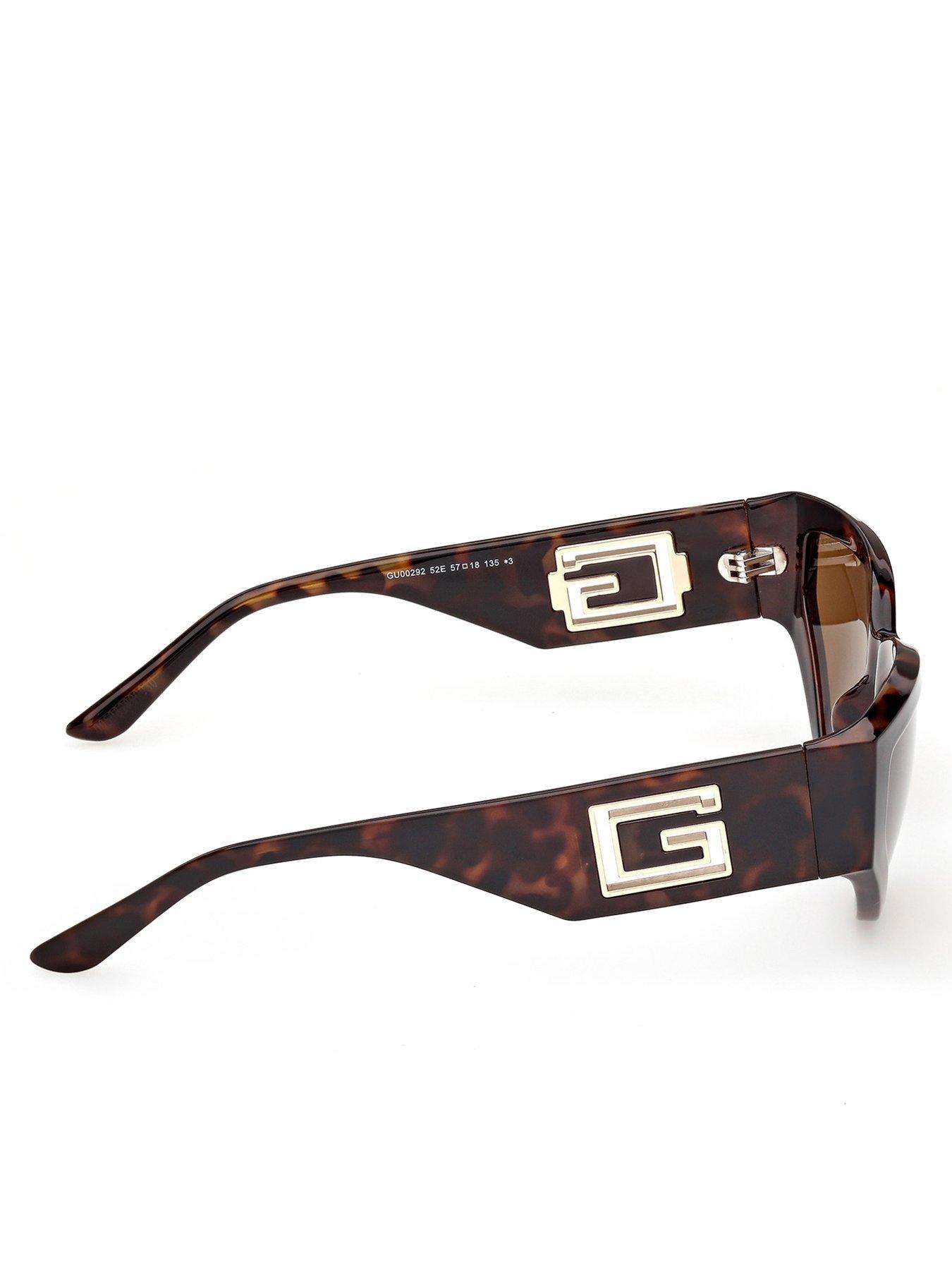 Image 5 of 5 of Guess Cat Sunglasses - Dark Havana - Brown