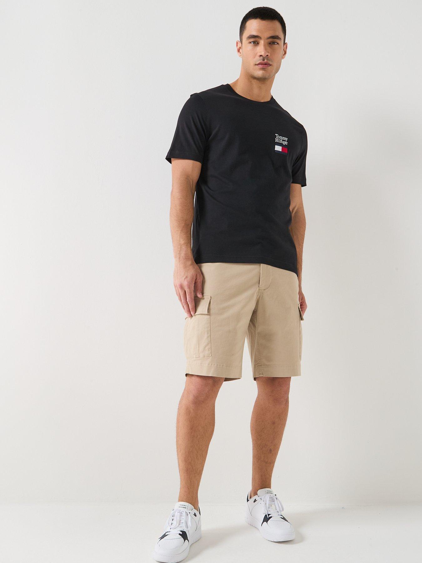Image 3 of 5 of Tommy Hilfiger Short Sleeve Crew Neck Logo T-Shirt - Black