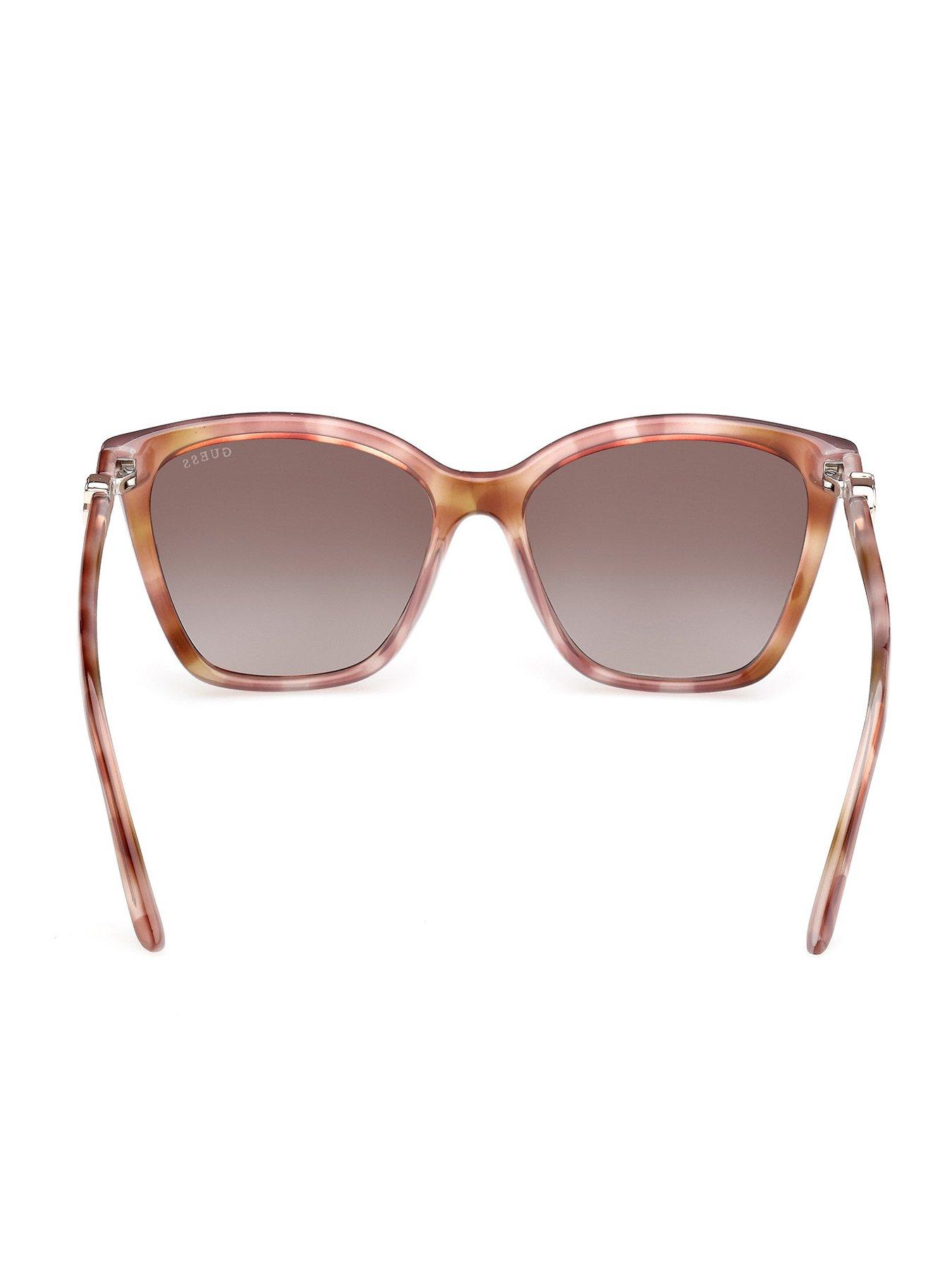 Image 4 of 6 of Guess Square Sunglasses - Light Brown