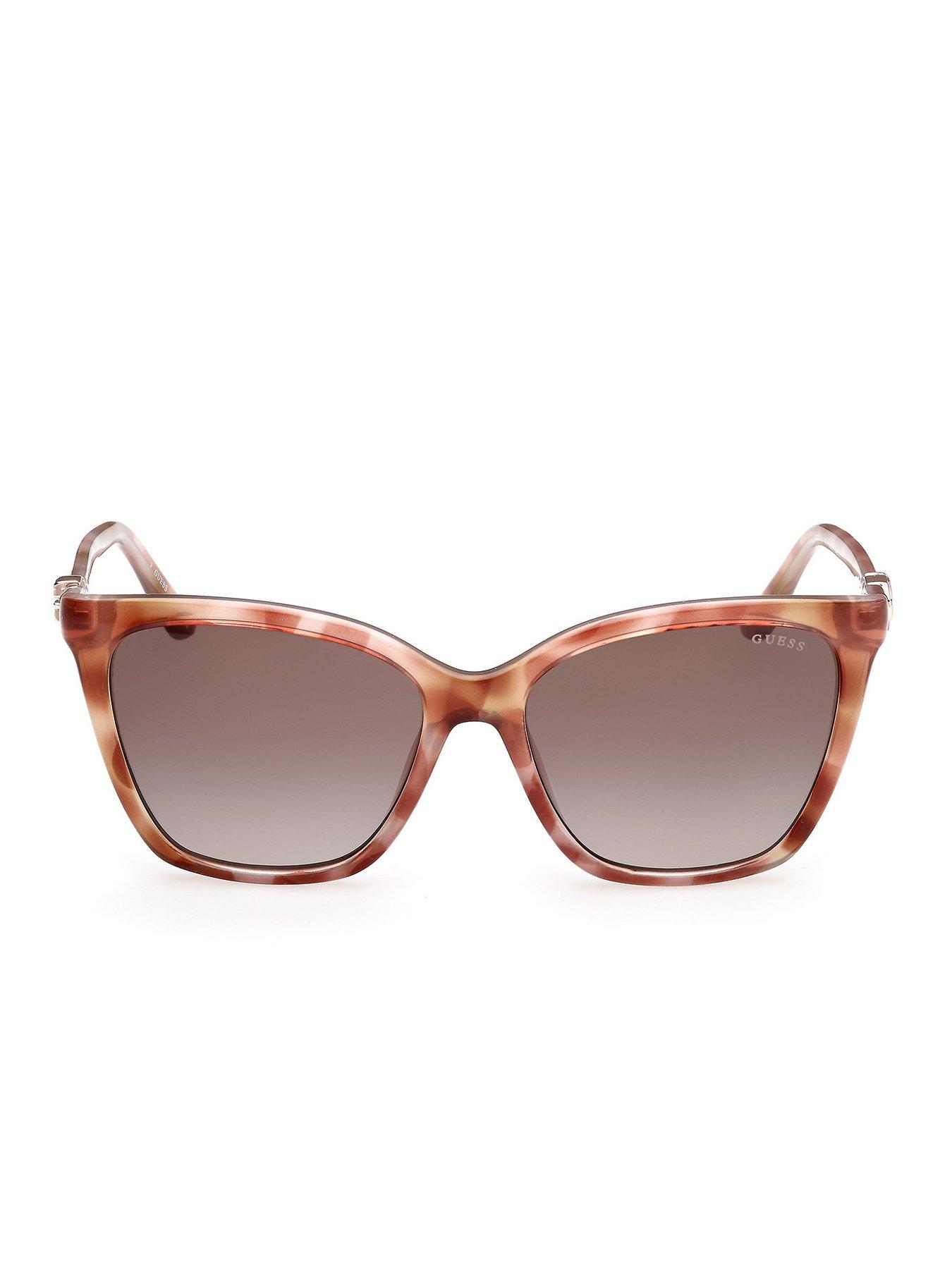 Image 5 of 6 of Guess Square Sunglasses - Light Brown