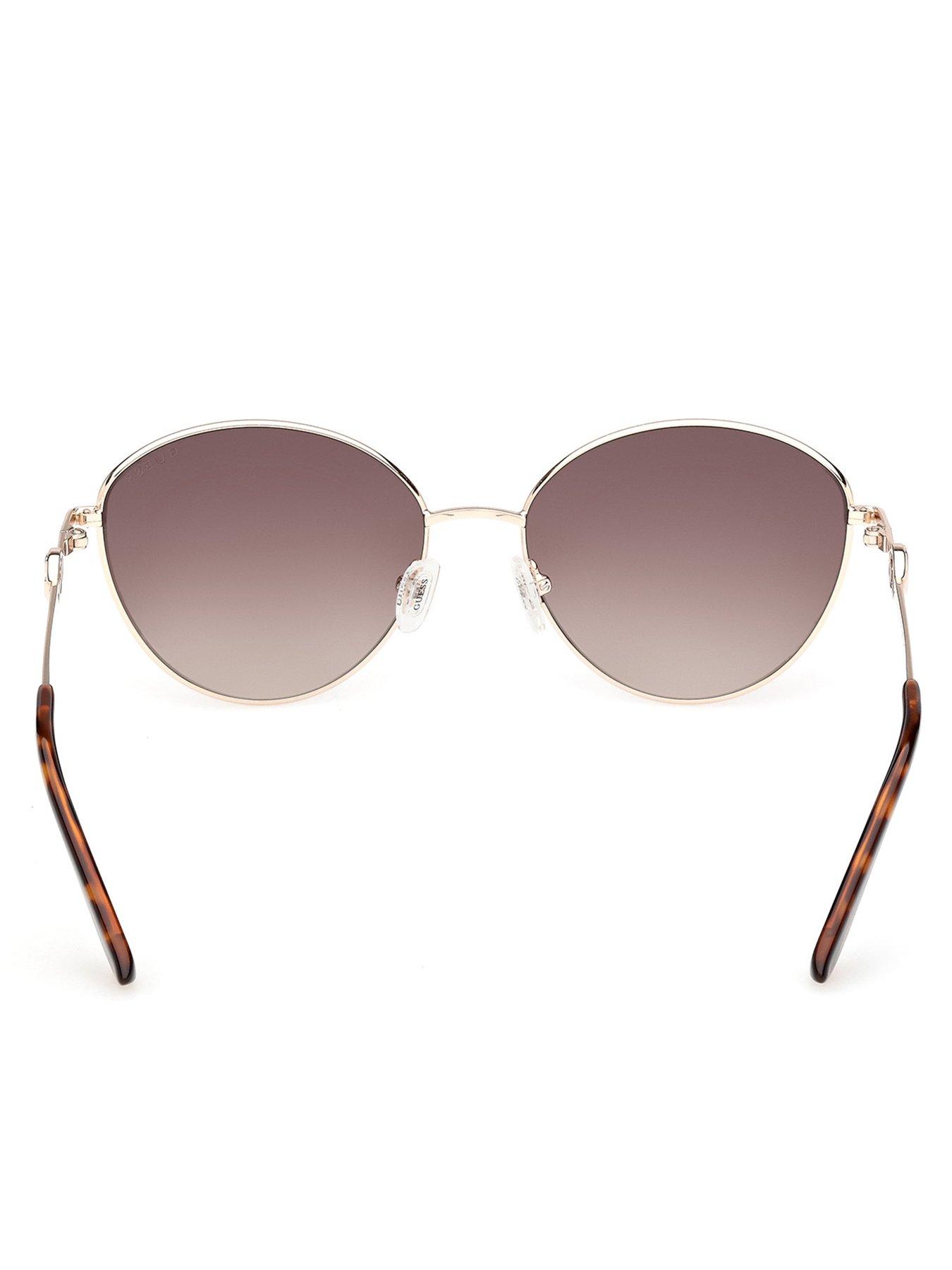 Image 5 of 7 of Guess Round Sunglasses - Gold
