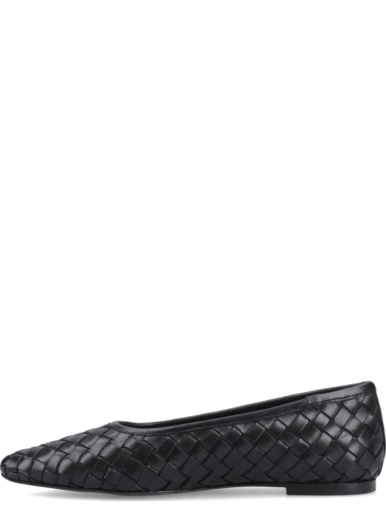 Image 4 of 5 of Hush Puppies Darla Woven Ballerina-black