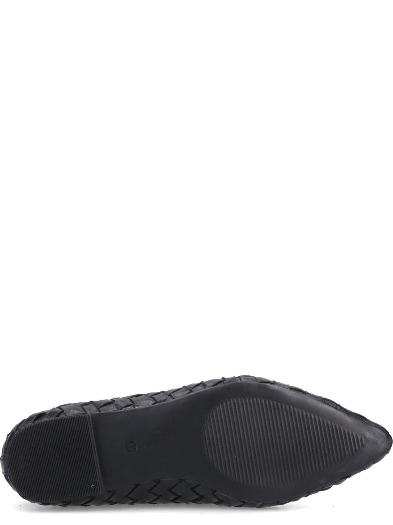 Image 5 of 5 of Hush Puppies Darla Woven Ballerina-black