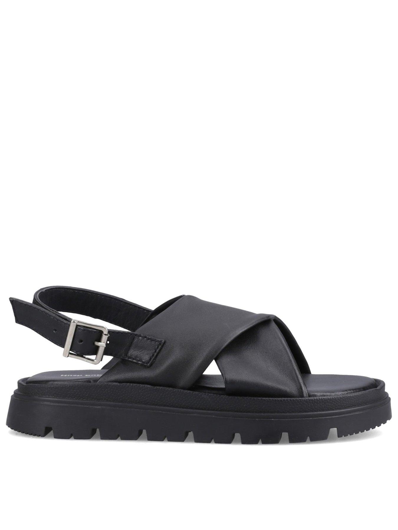 Hush Puppies Lara Sandal-black/black
