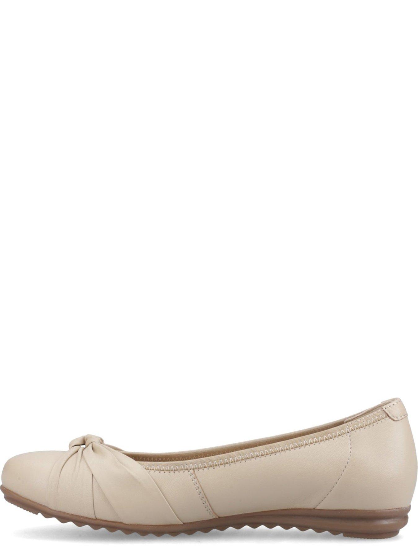 Image 4 of 5 of Hush Puppies Lilith Knot Ballerina-cream