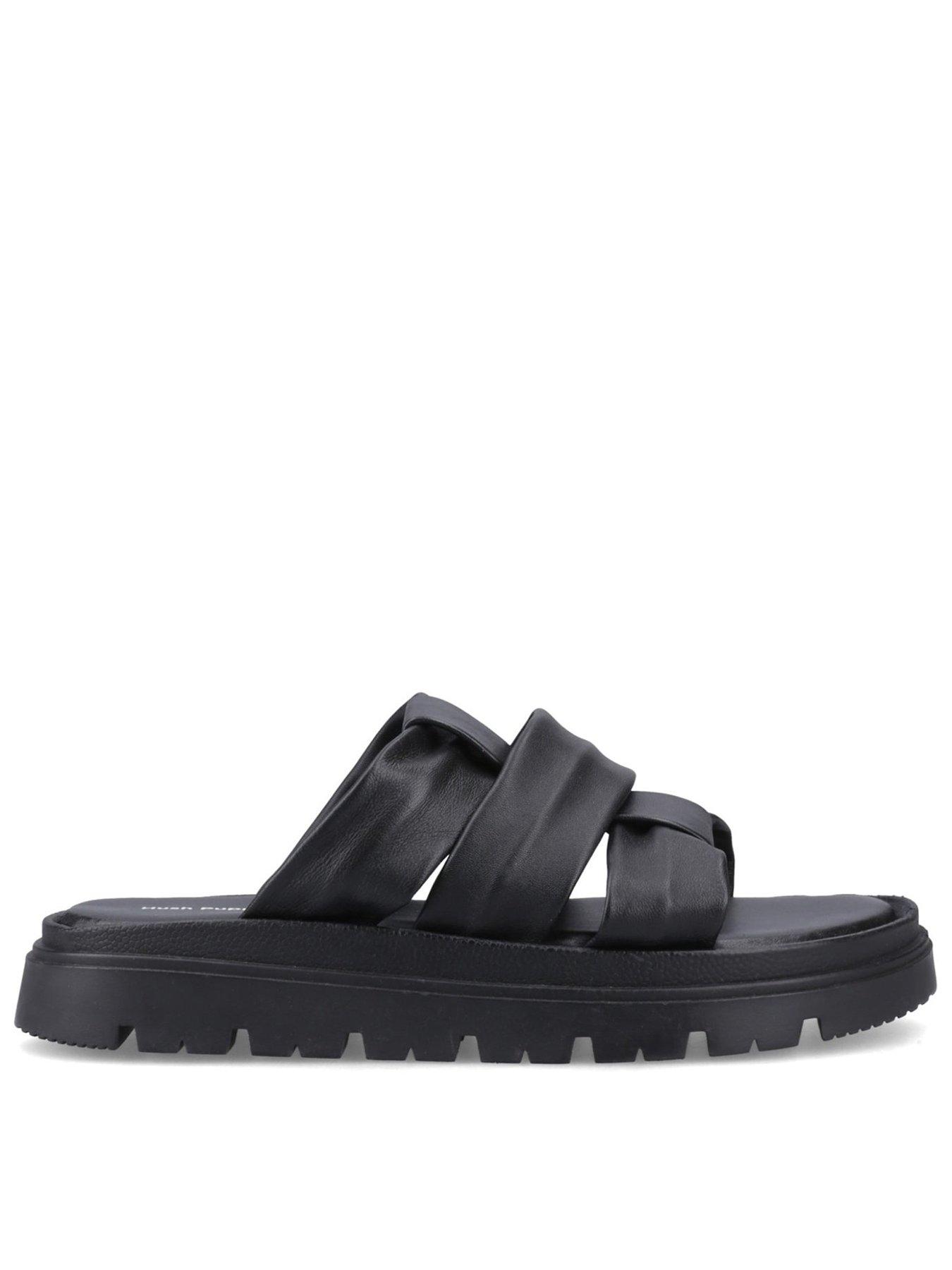 Image 1 of 5 of Hush Puppies Loretta Mule Sandals - Black