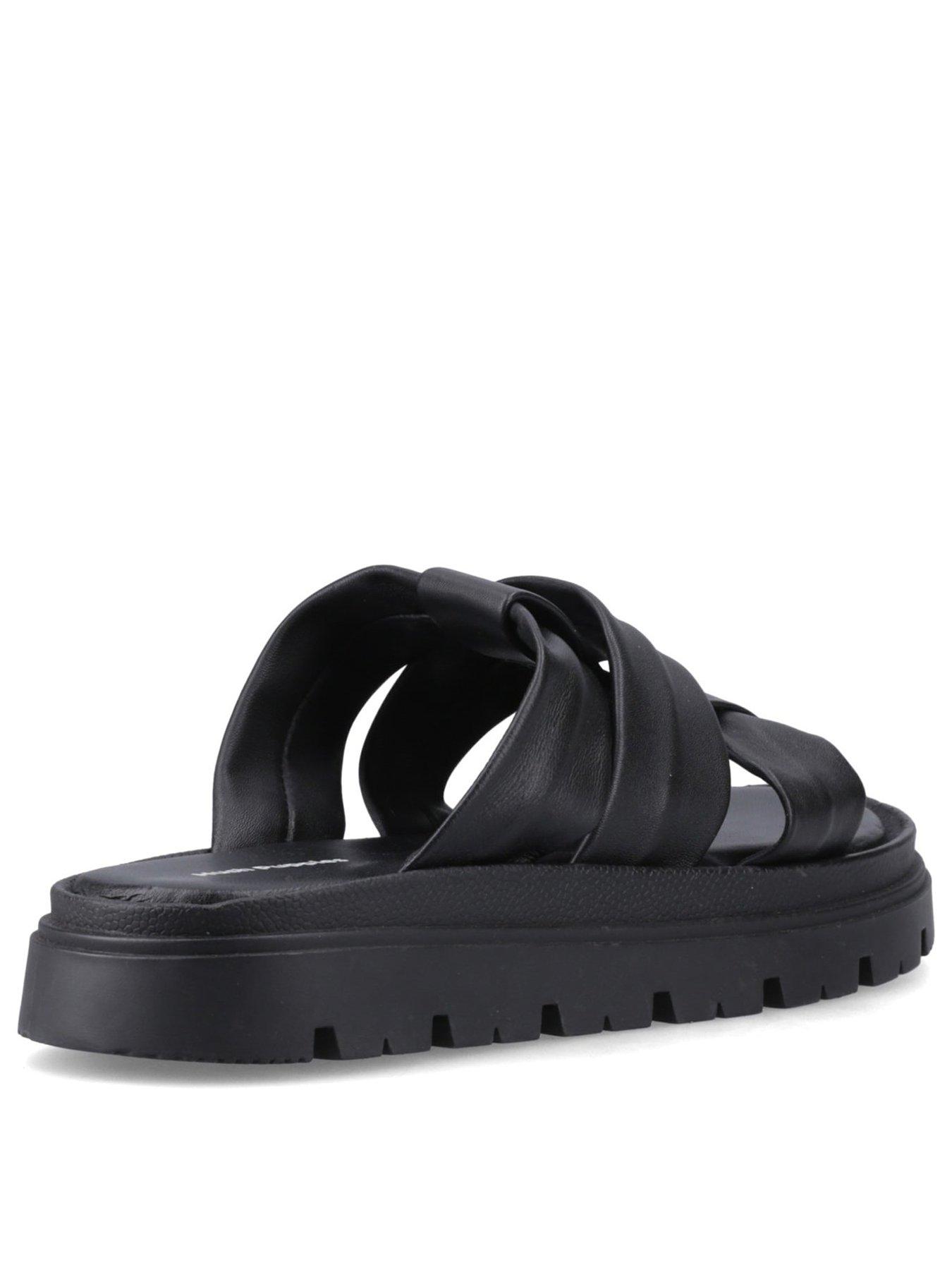 Image 3 of 5 of Hush Puppies Loretta Mule Sandals - Black