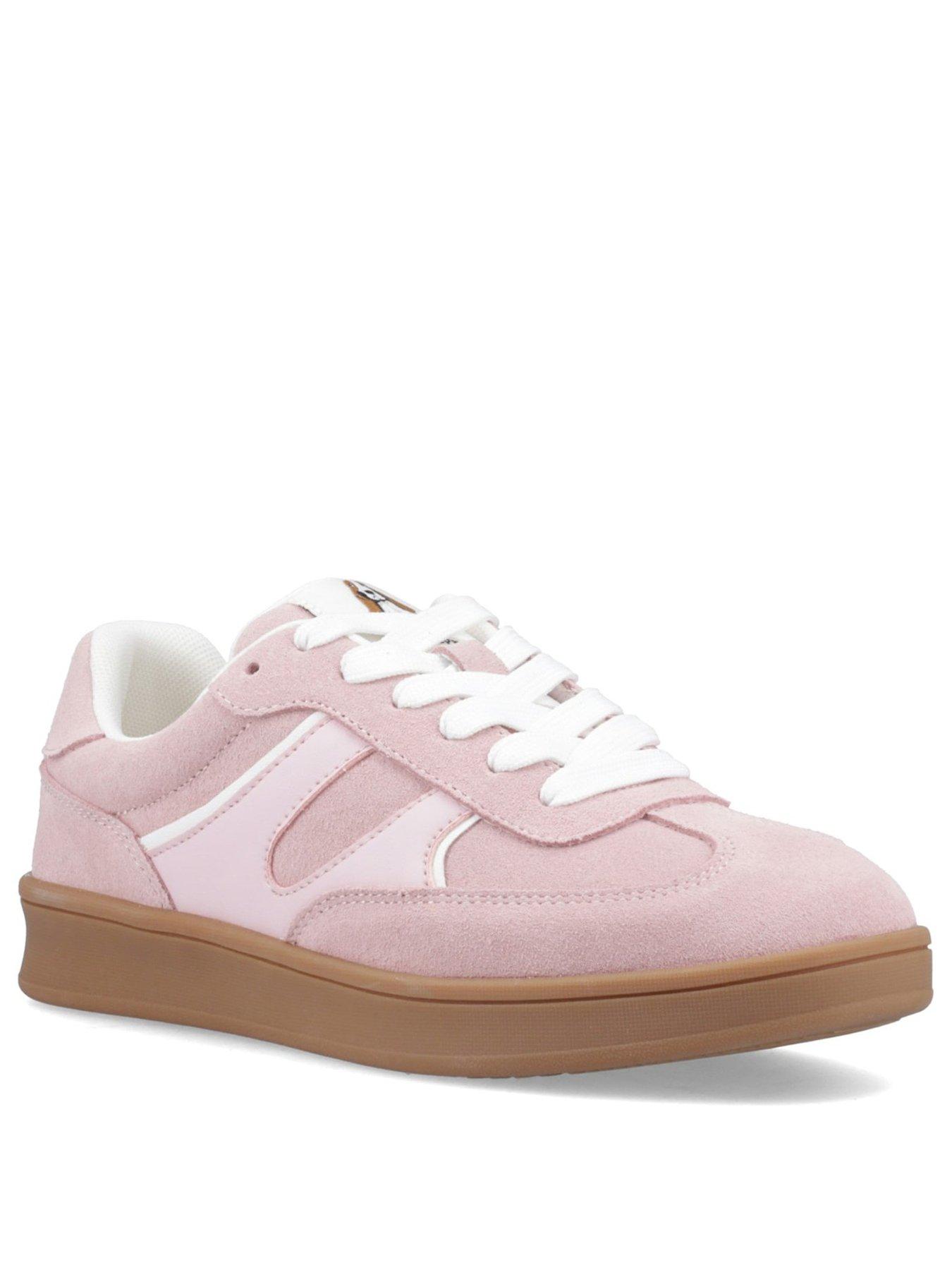 Image 2 of 5 of Hush Puppies Maura Sneaker-pink Suede