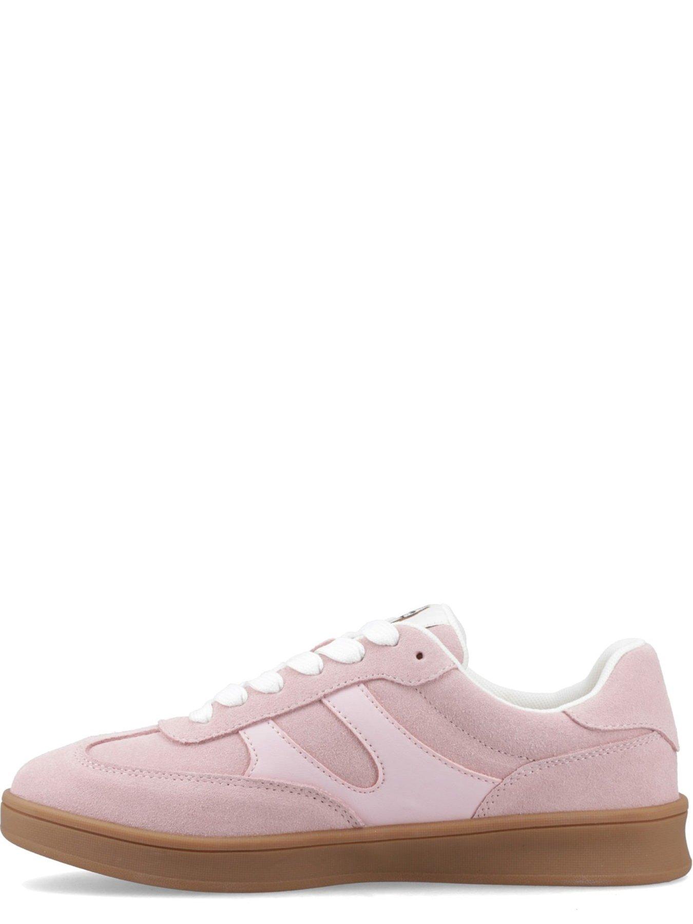 Image 4 of 5 of Hush Puppies Maura Sneaker-pink Suede
