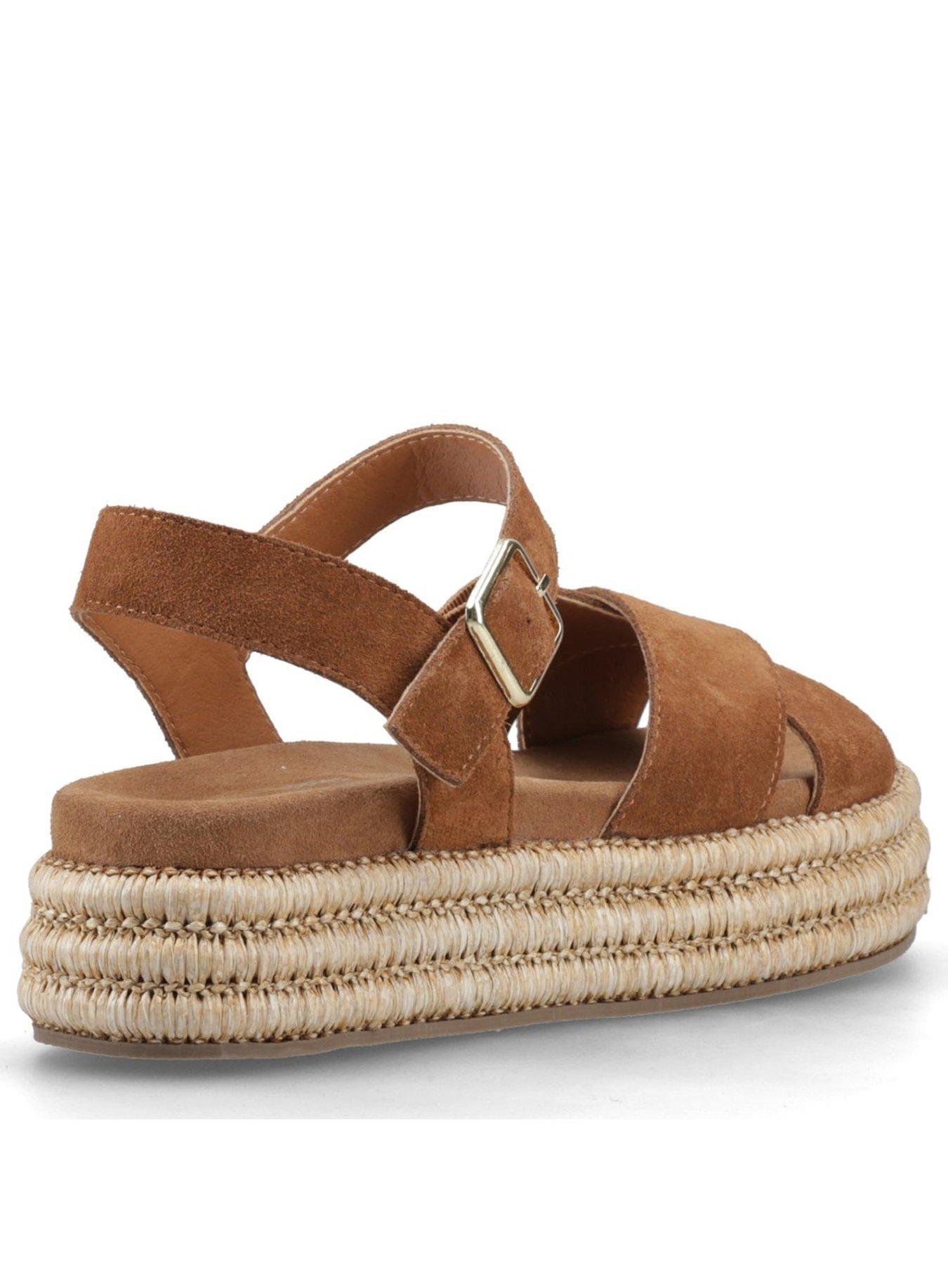 Image 3 of 5 of Hush Puppies Rosa Raffia Sandal-tan