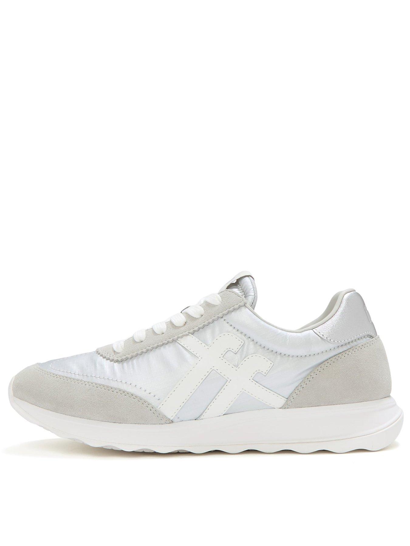 FitFlop Retro-q Ff Metallic-fabric/suede Sneakers
