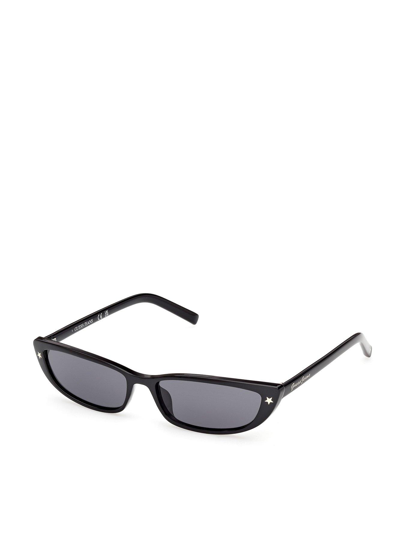 Guess Jeans Cat Eye Sunglasses - Shiny Black