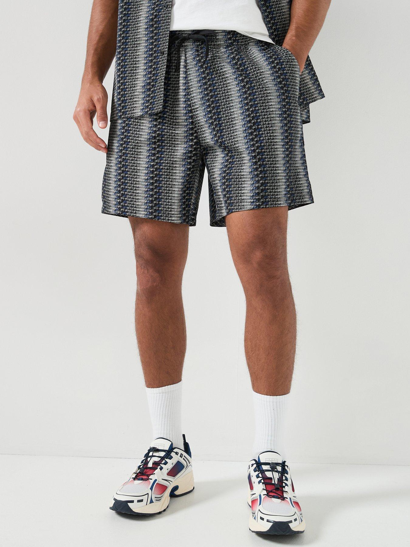 Tommy Jeans Regular All Over Print Shorts - Black