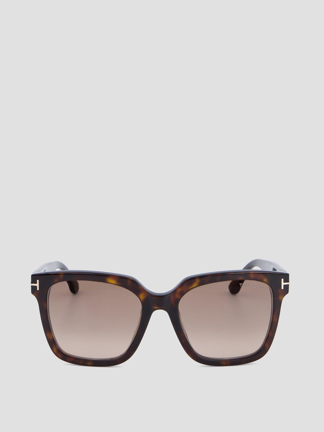 Image 2 of 4 of Tom Ford Selby Square Sunglasses - Dark Havana