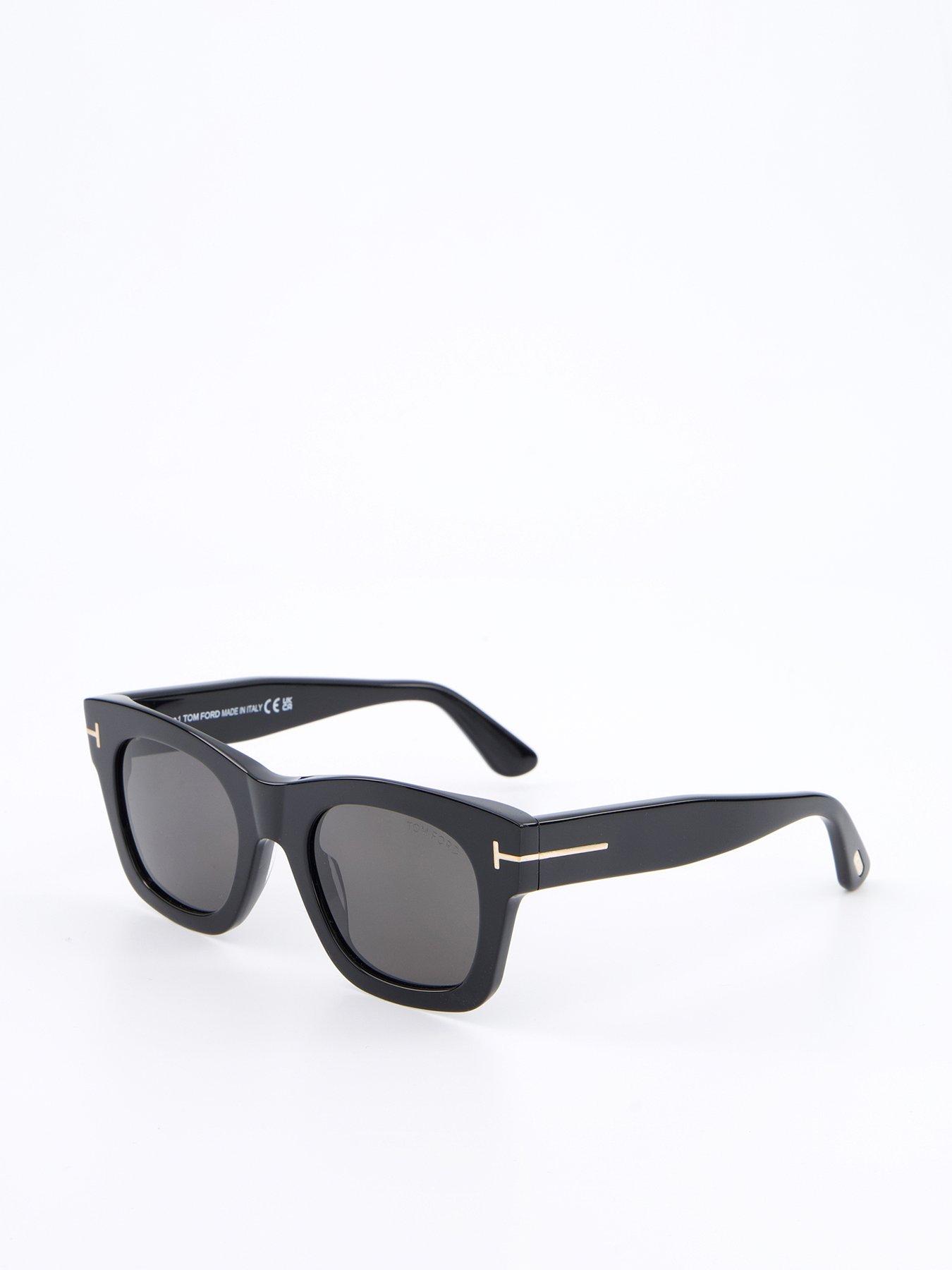 Image 2 of 7 of Tom Ford Emma Square Sunglasses - Shiny Black
