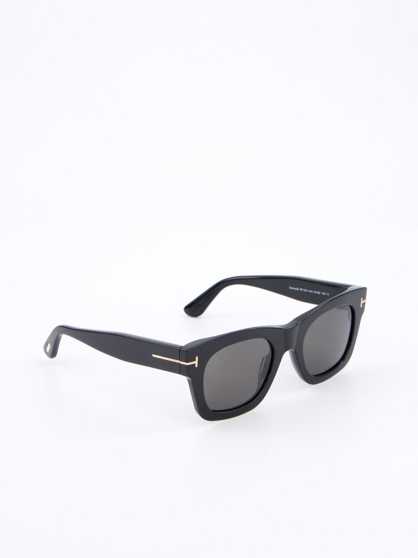 Image 3 of 7 of Tom Ford Emma Square Sunglasses - Shiny Black