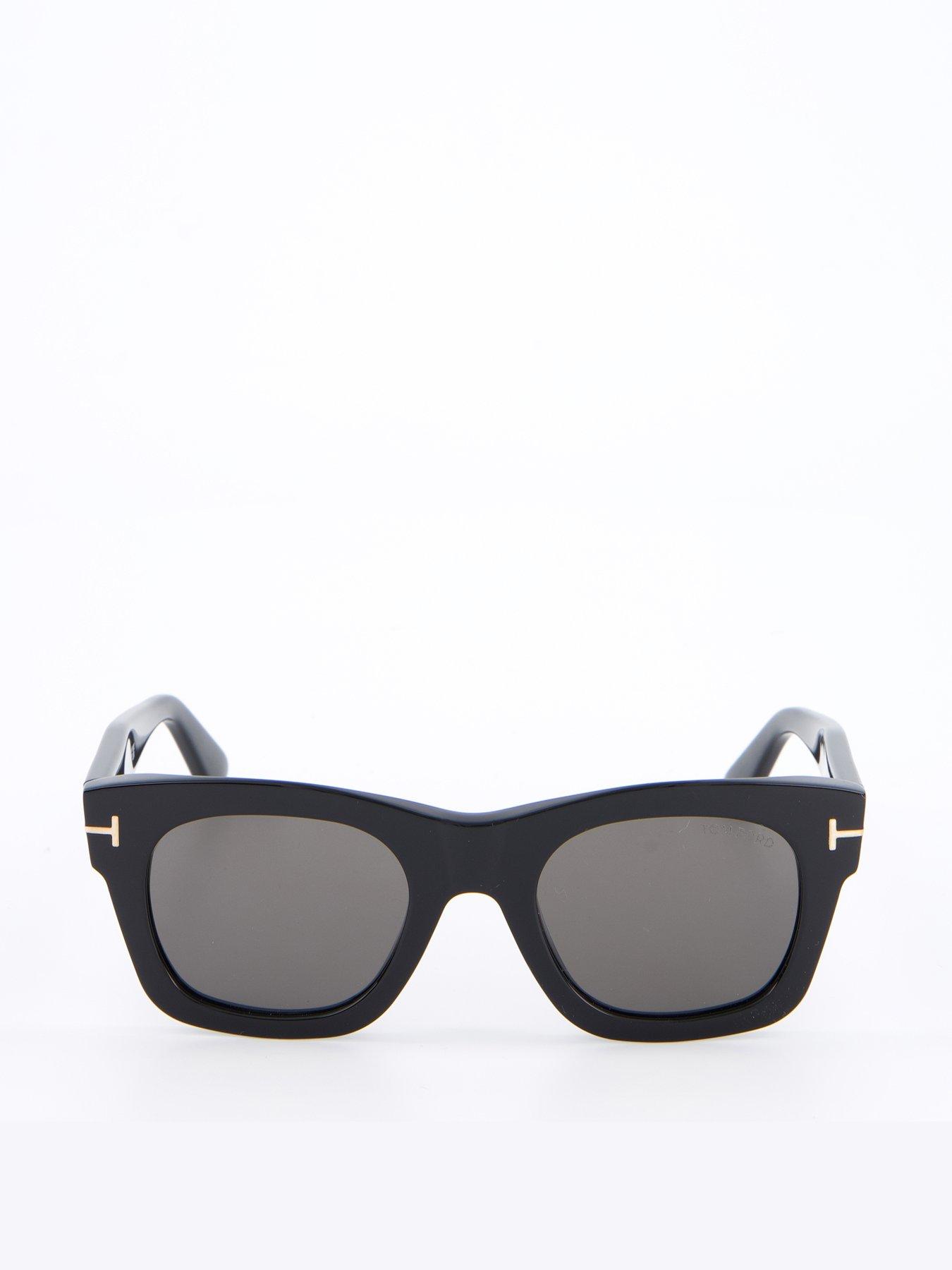 Image 4 of 7 of Tom Ford Emma Square Sunglasses - Shiny Black