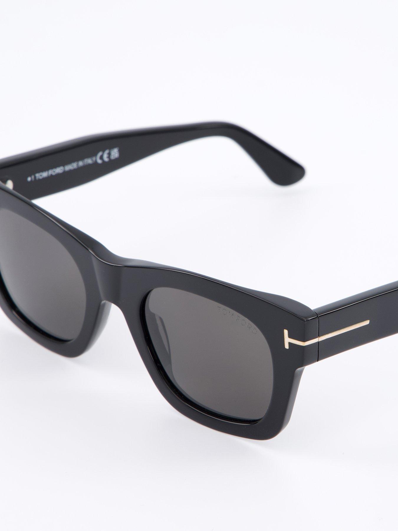 Image 5 of 7 of Tom Ford Emma Square Sunglasses - Shiny Black