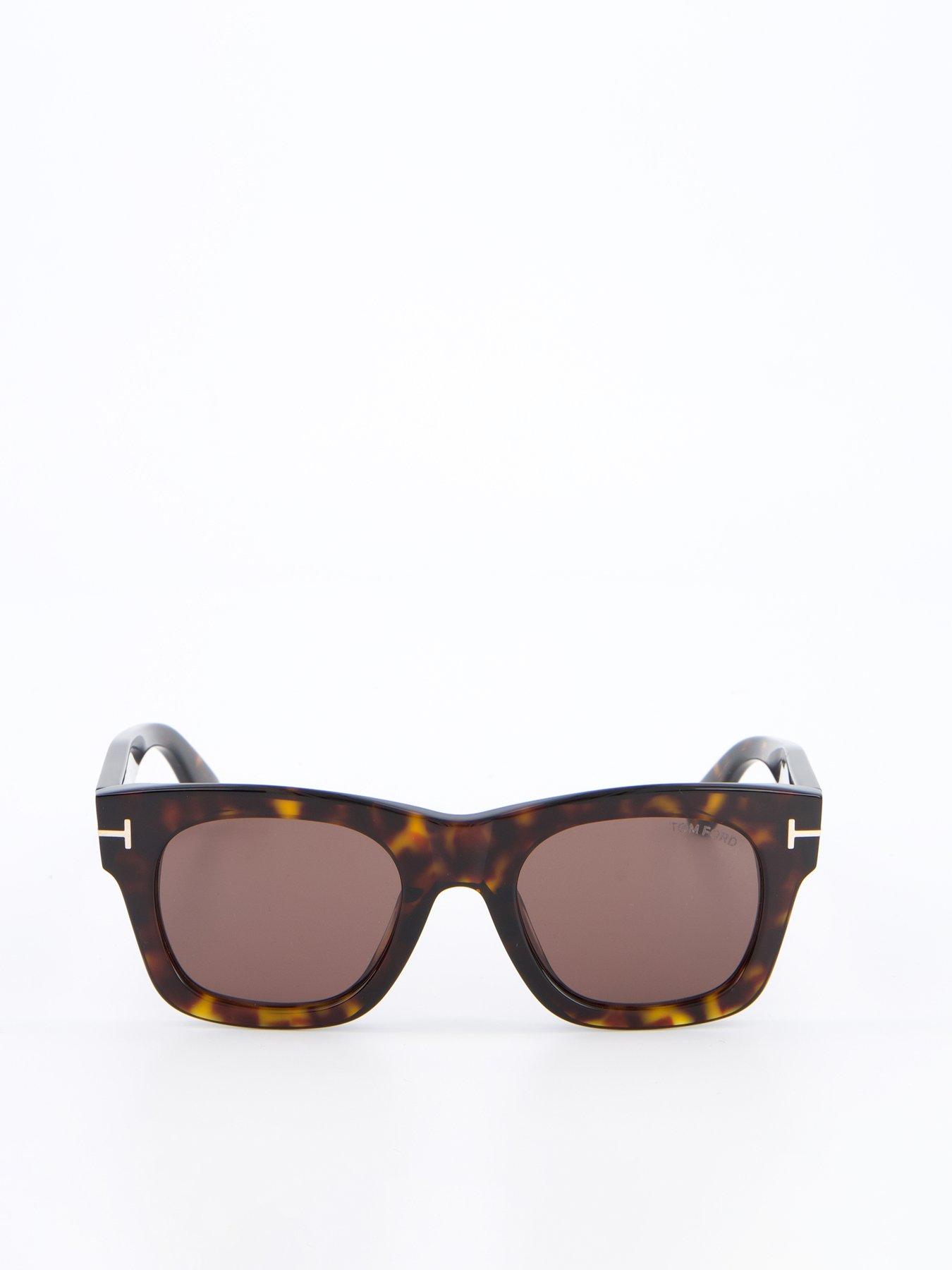 Image 4 of 4 of Tom Ford Emma Square Sunglasses - Dark Havana