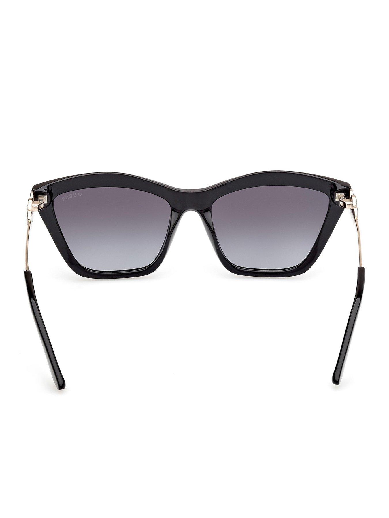 Image 4 of 6 of Guess Rectangular Sunglasses - Black
