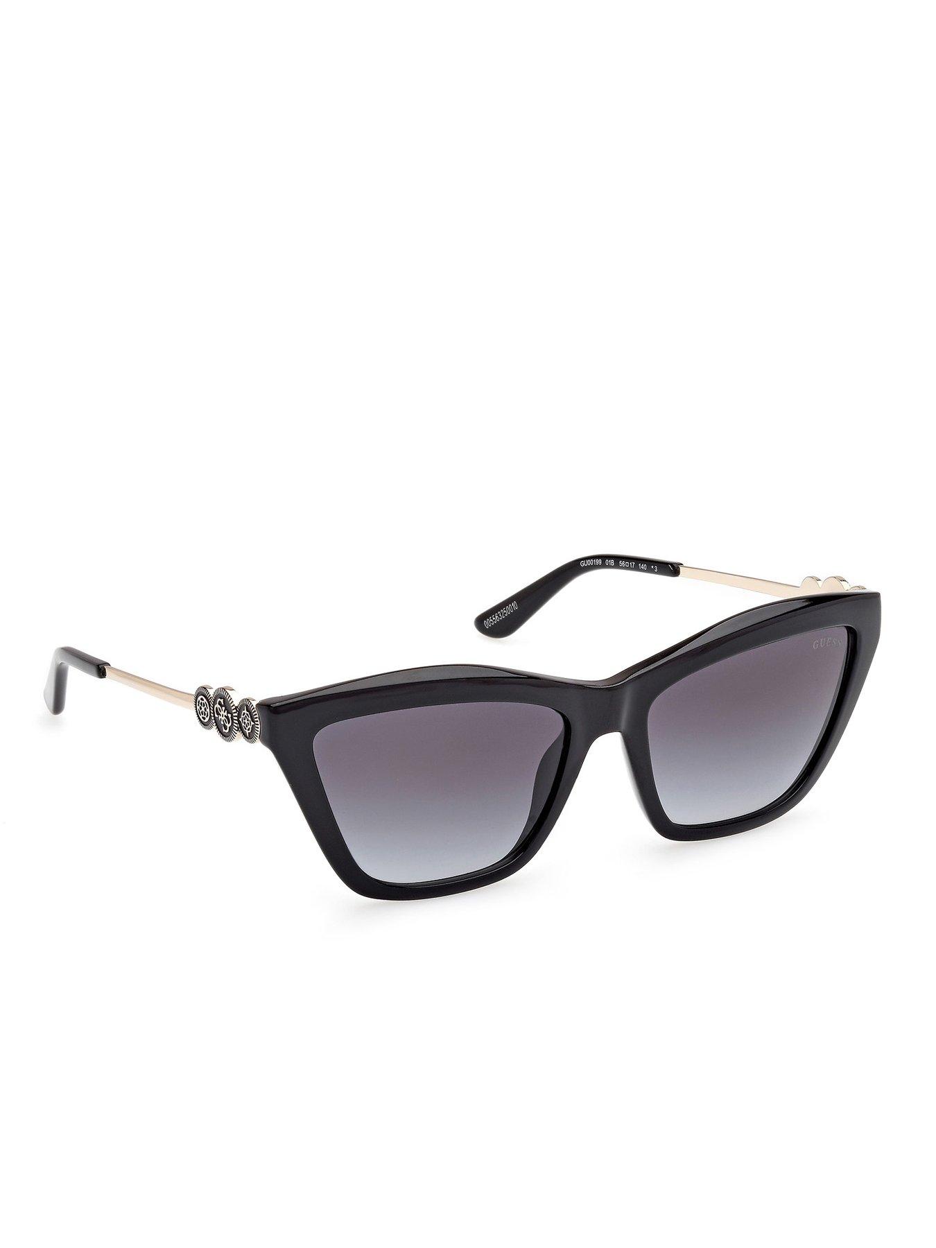 Image 6 of 6 of Guess Rectangular Sunglasses - Black