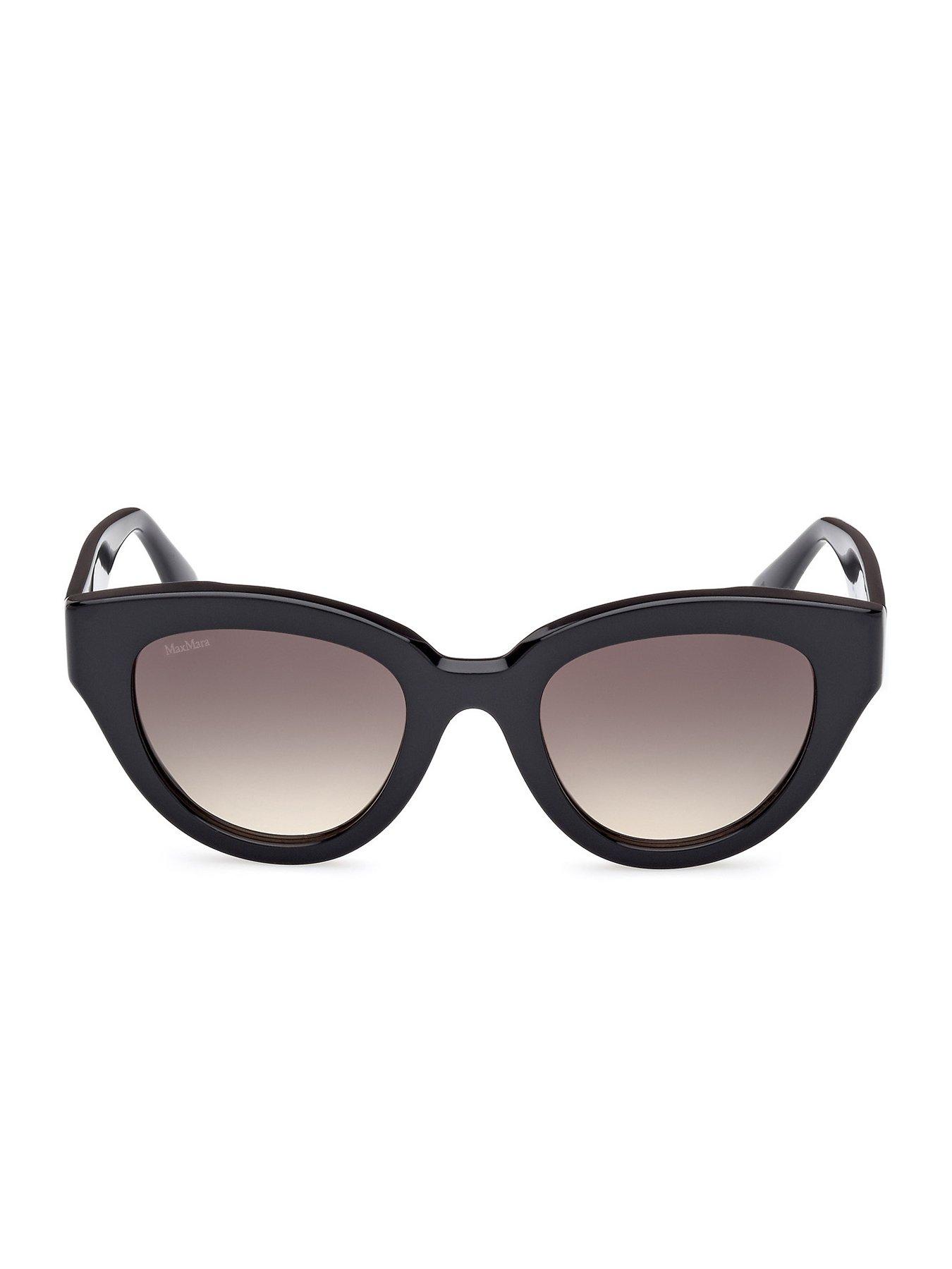 Image 5 of 6 of Max Mara Glimpse Cat Eye Sunglasses - Black