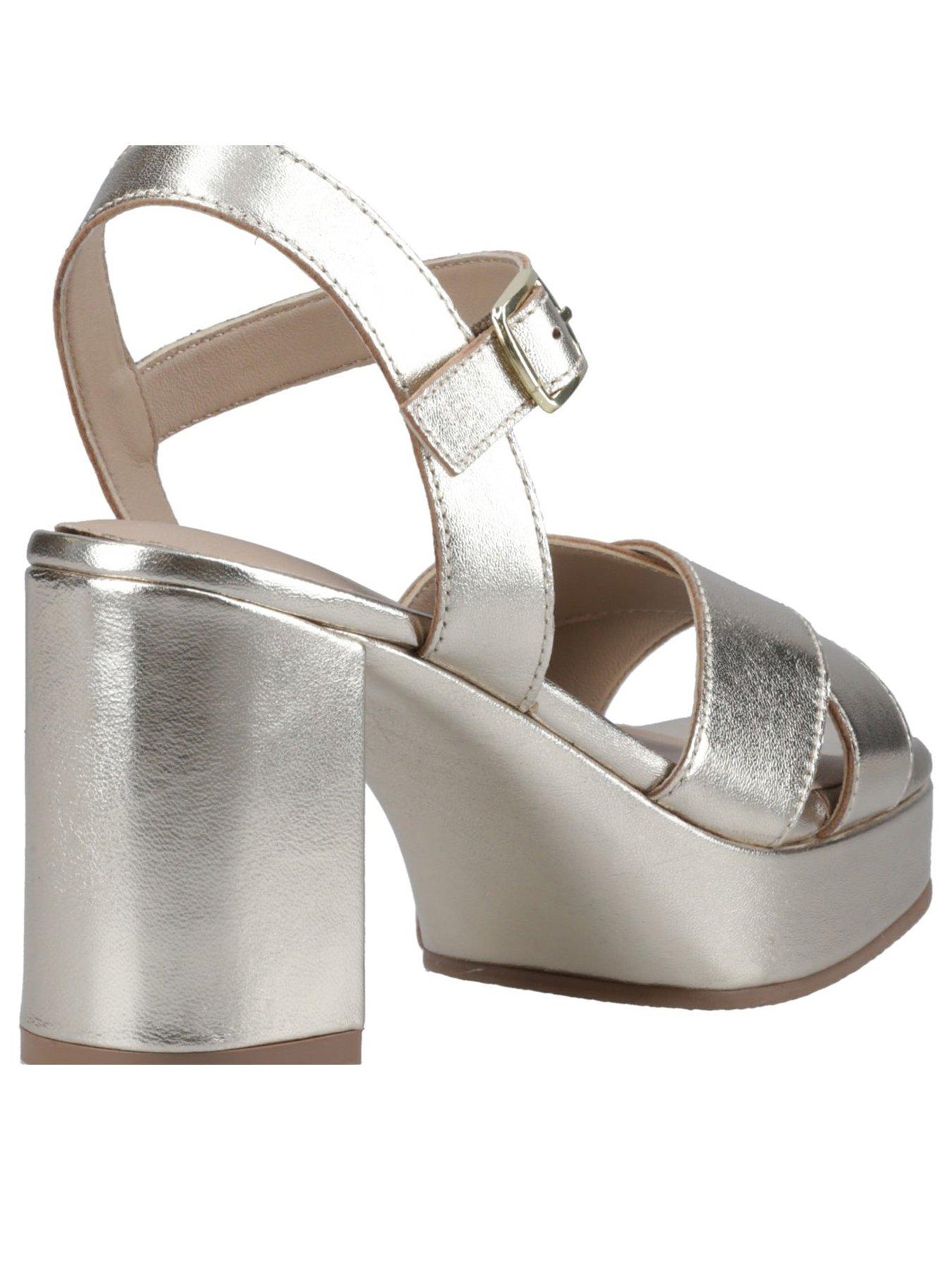 Image 3 of 5 of Hush Puppies Ophelia Heel-gold Leather