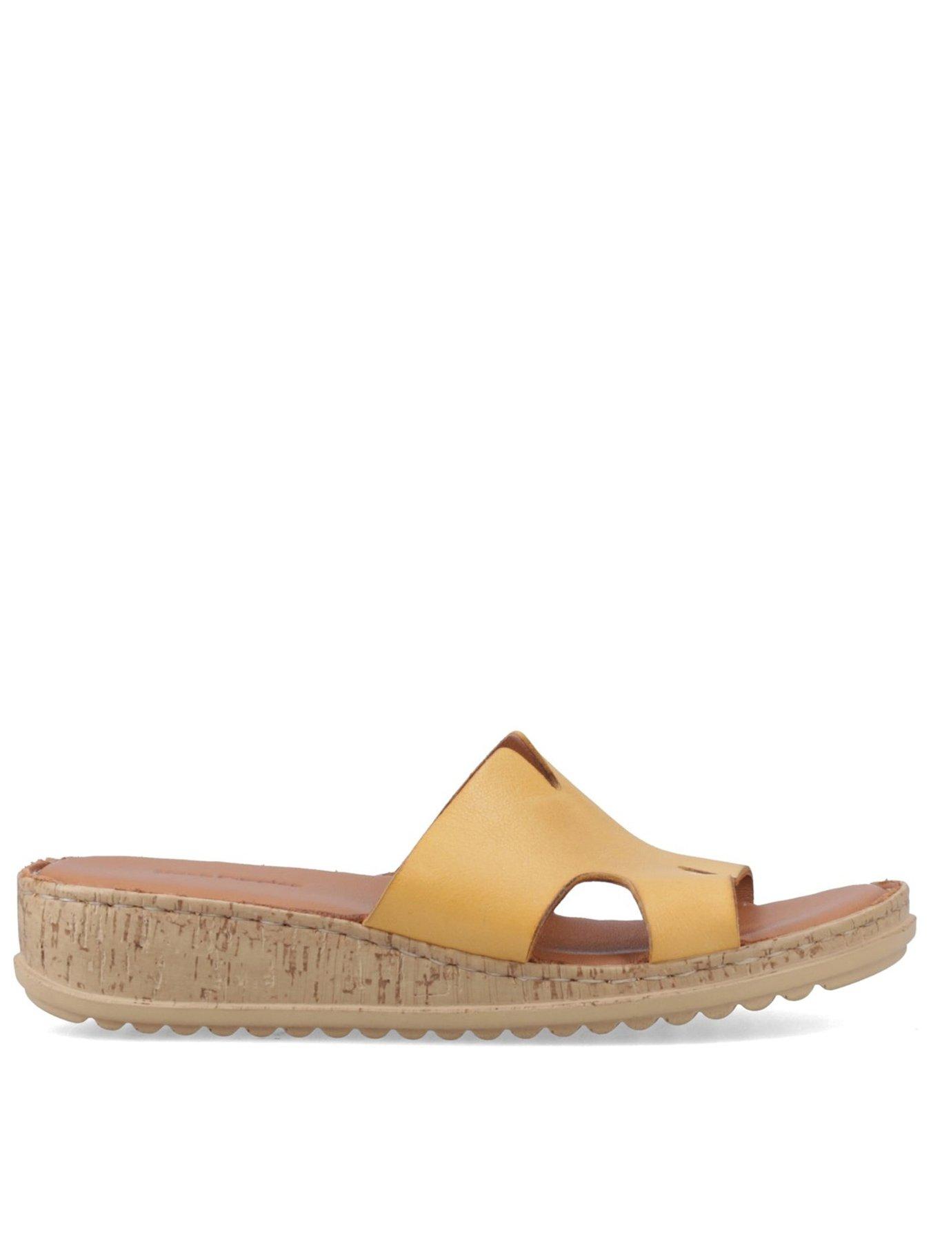 Hush Puppies Eloise Mule Sandal-mustard