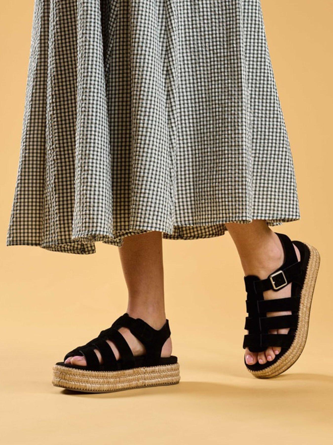 Hush Puppies Rosetta Gladiator-black/tan