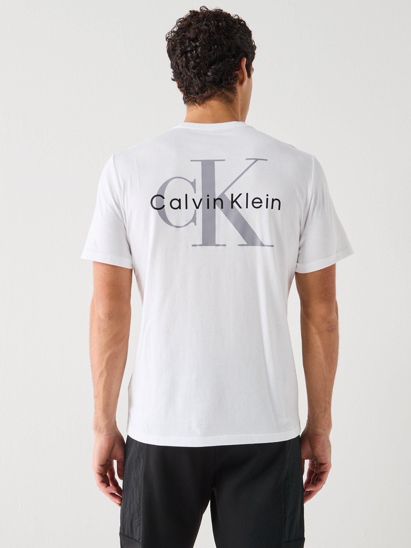 Calvin Klein Jeans Back Graphic Monologo T-Shirt - White