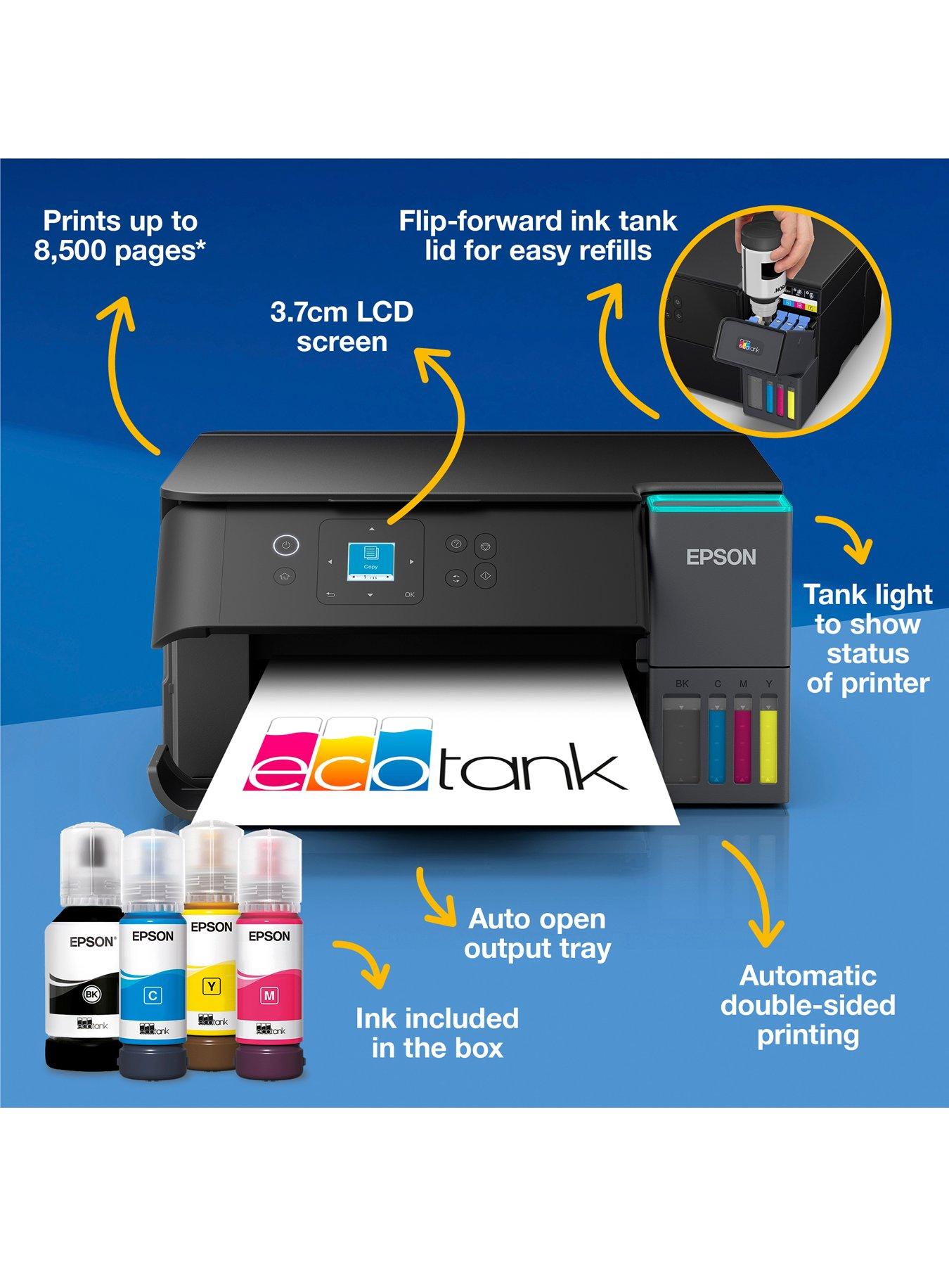 Image 7 of 7 of Epson EcoTank ET-2950 A4 Multifunction Wi-Fi Ink Tank Printer, With Up To 3 Years Of Ink Included
